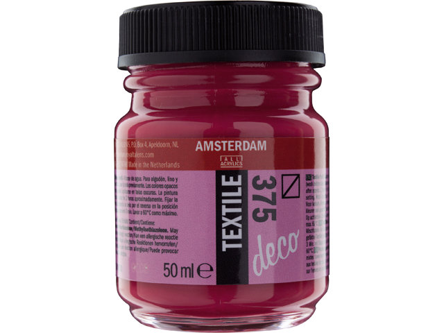 Amsterdam Acrylics Textile Paint Bordeaux 50ml