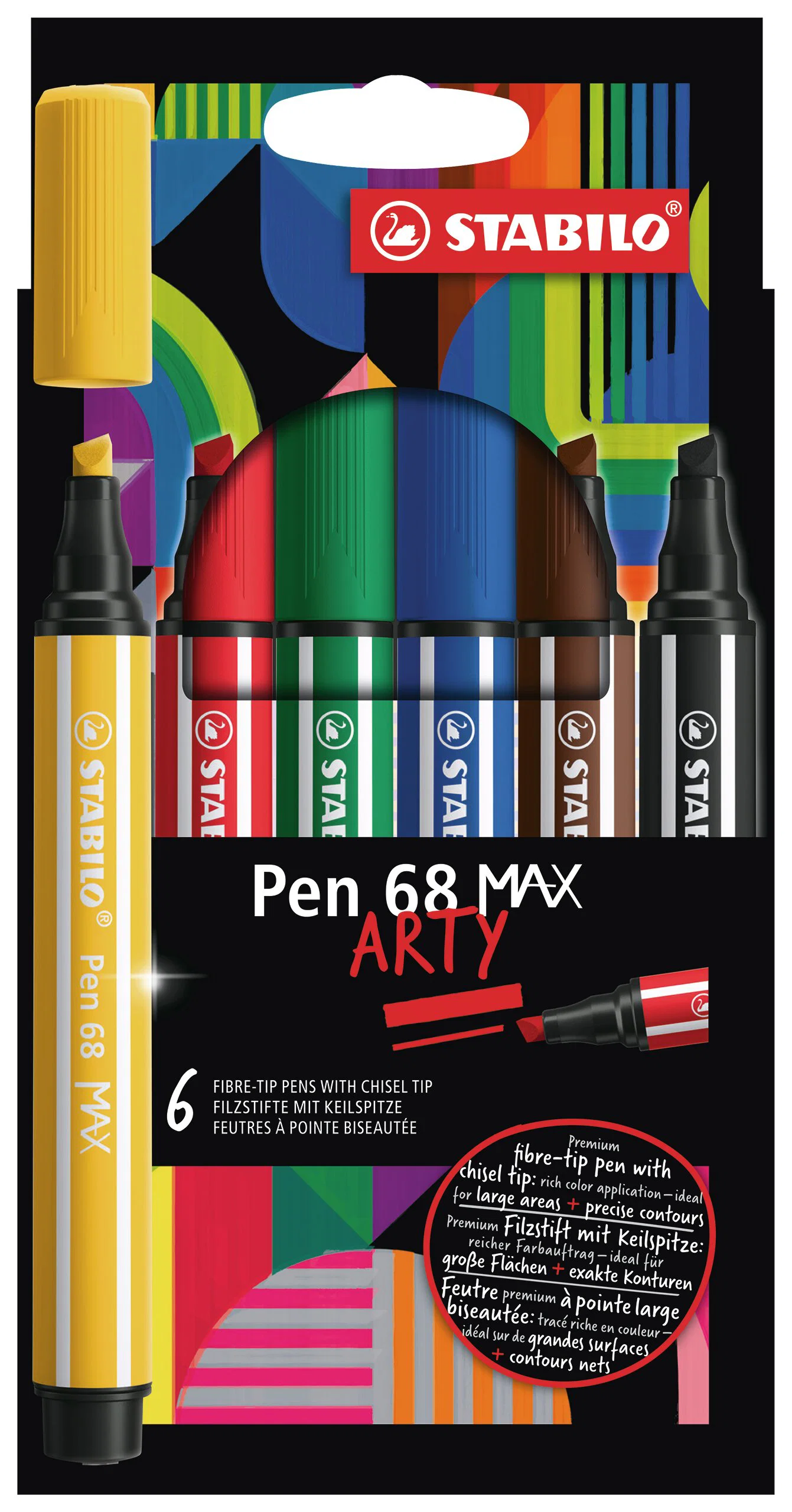 ARTY Max Pen 68 Wallet 6 Pieces
