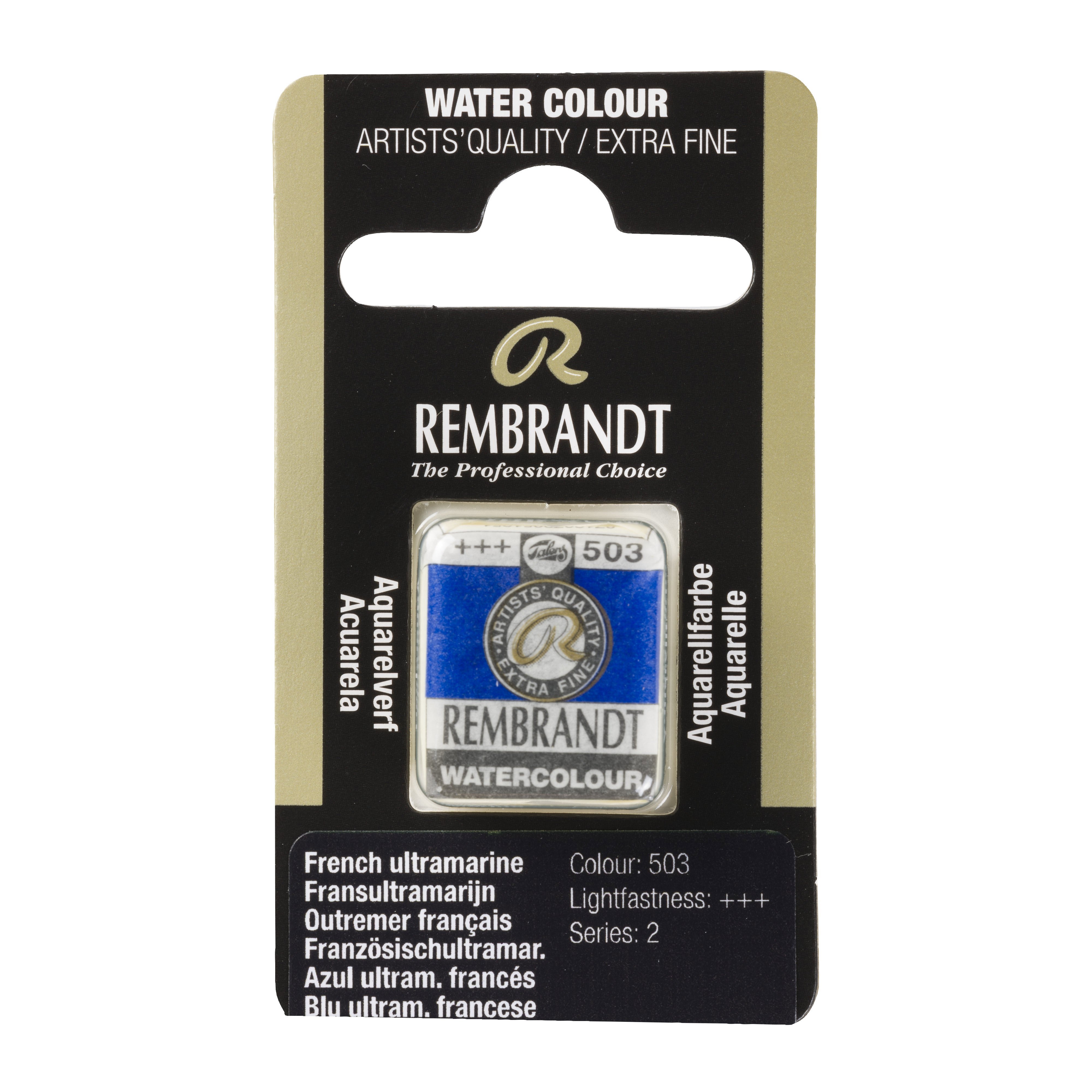 Rembrandt Watercolour Pan B French Ultramarine 1 piece