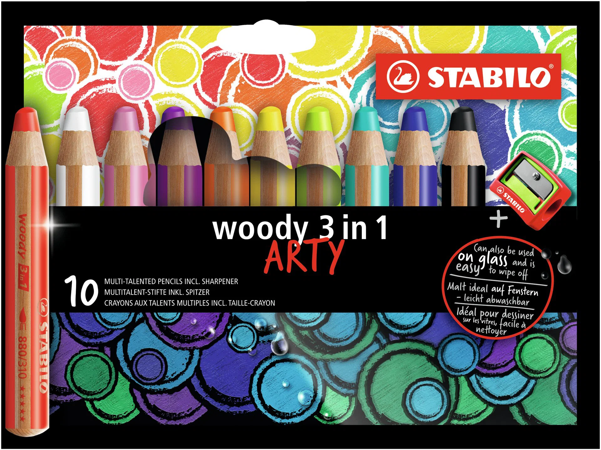 WOODY 3in1 ARTY Wallet 10 Pieces