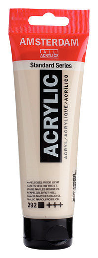 Amsterdam Standard Series Acrylic Tube 120 ml B Naples Yellow Red Light