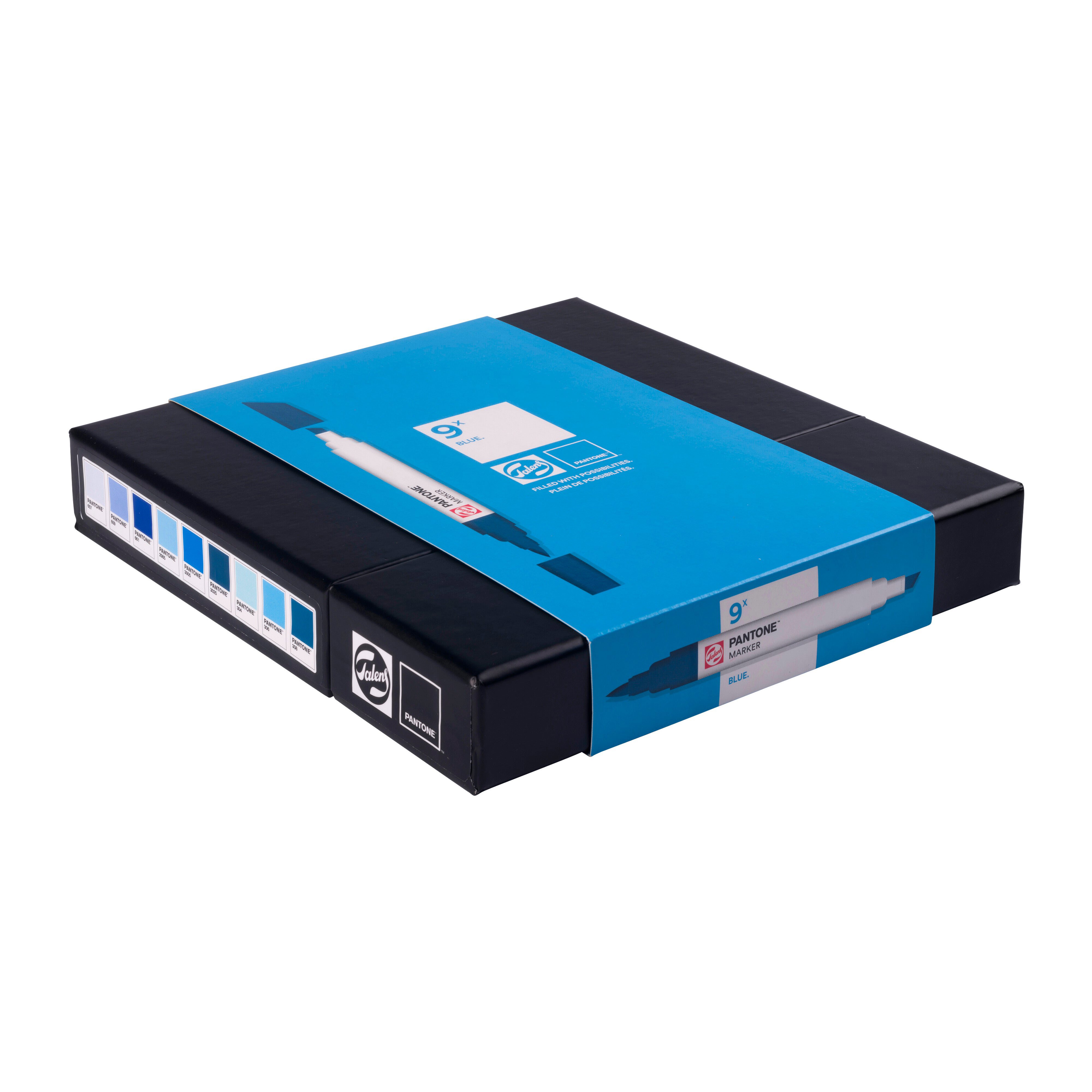 Talens Pantone Set Blue x9 Markers Thumbnail