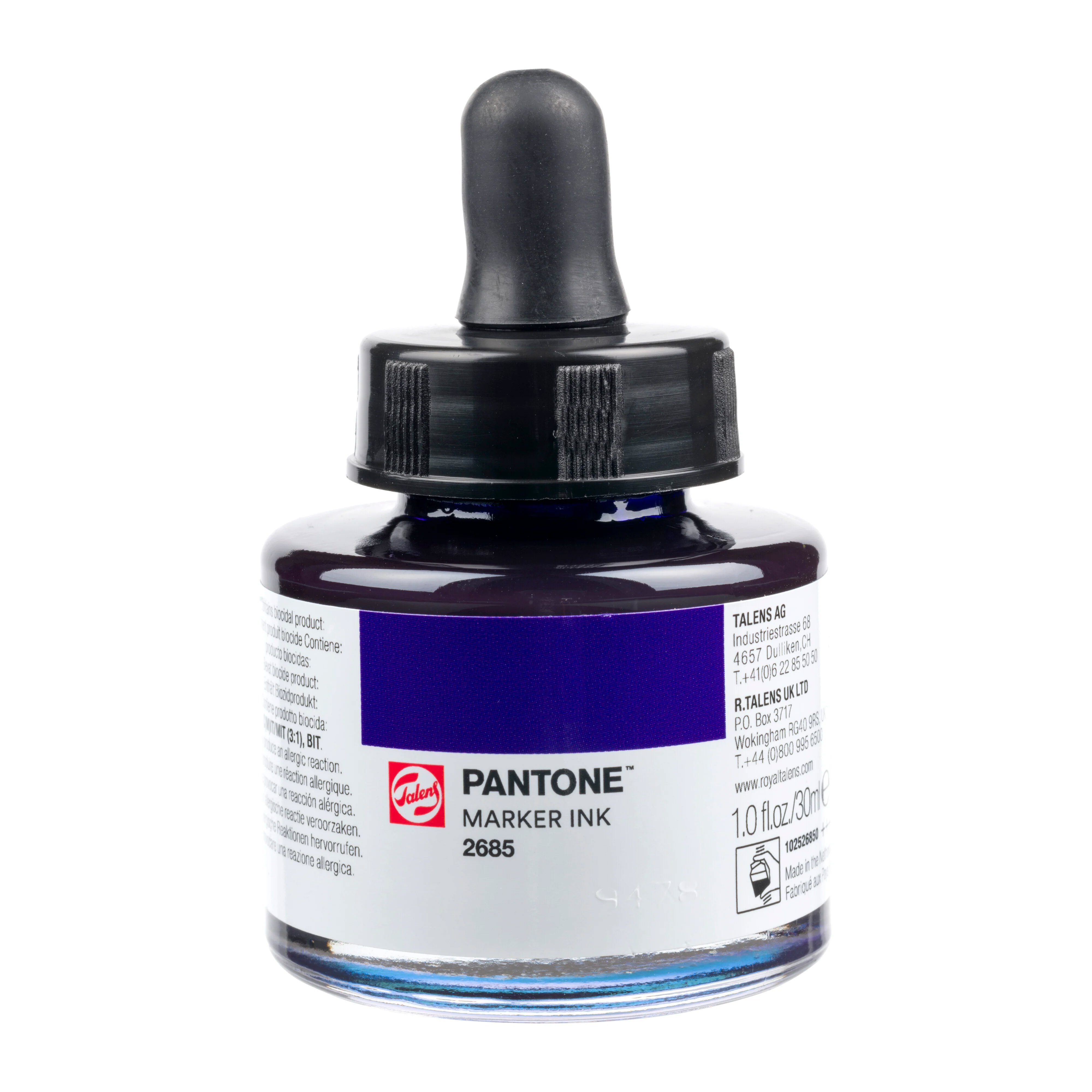 Talens Pantone Marker Ink 30ml Deep Purple