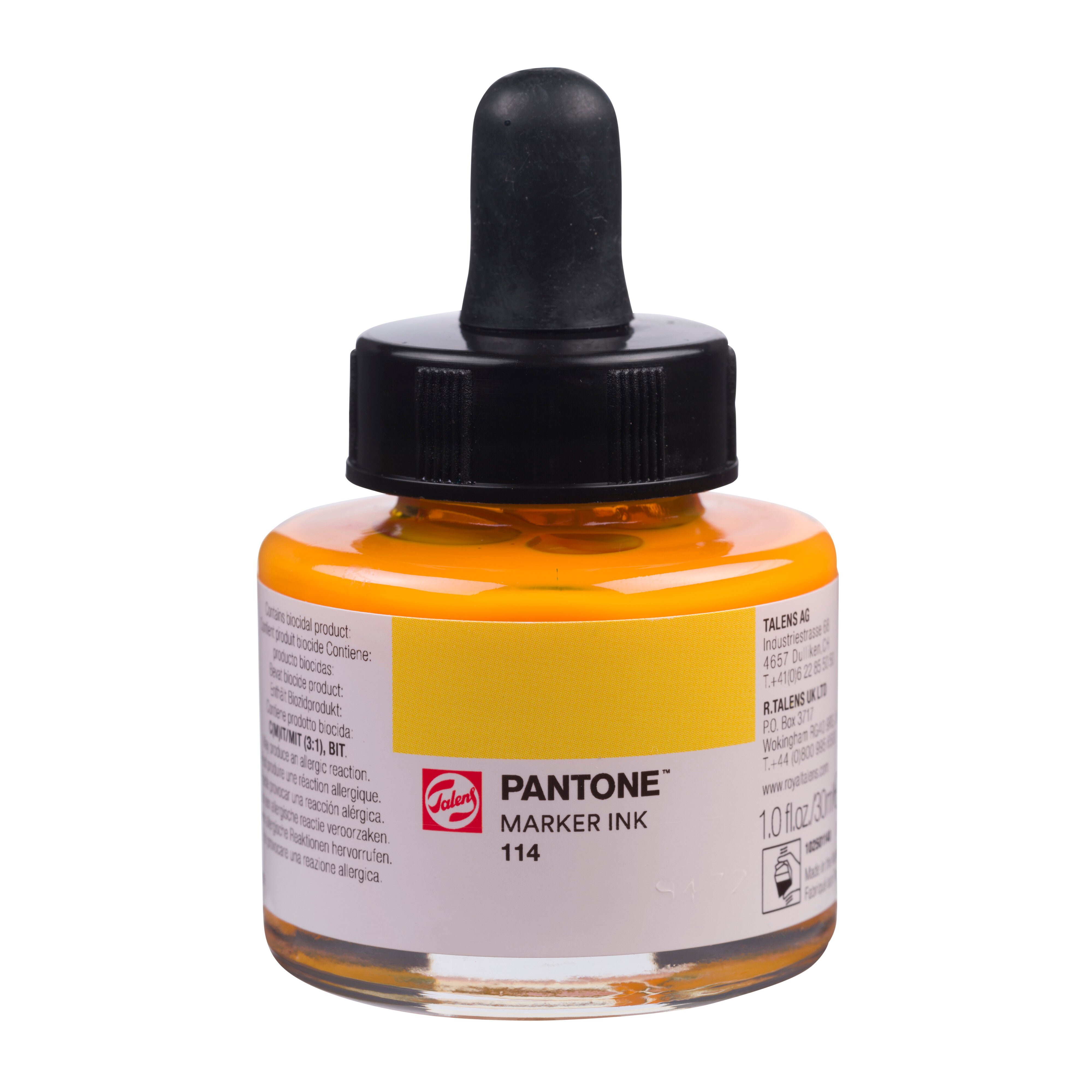 Talens Pantone Marker Ink 30ml Sunflower Yellow