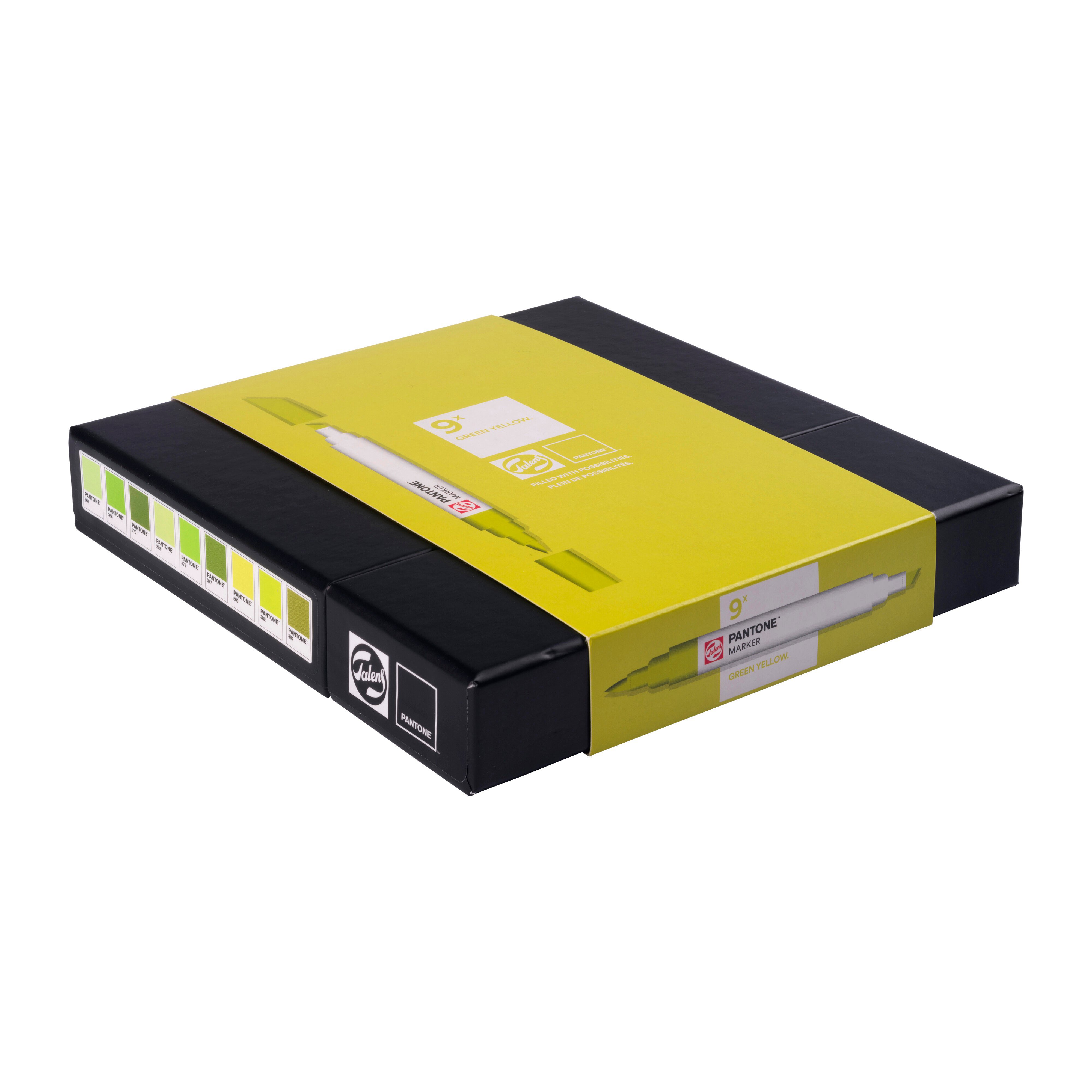 Talens Pantone Set Green Yellow x9 Markers Thumbnail