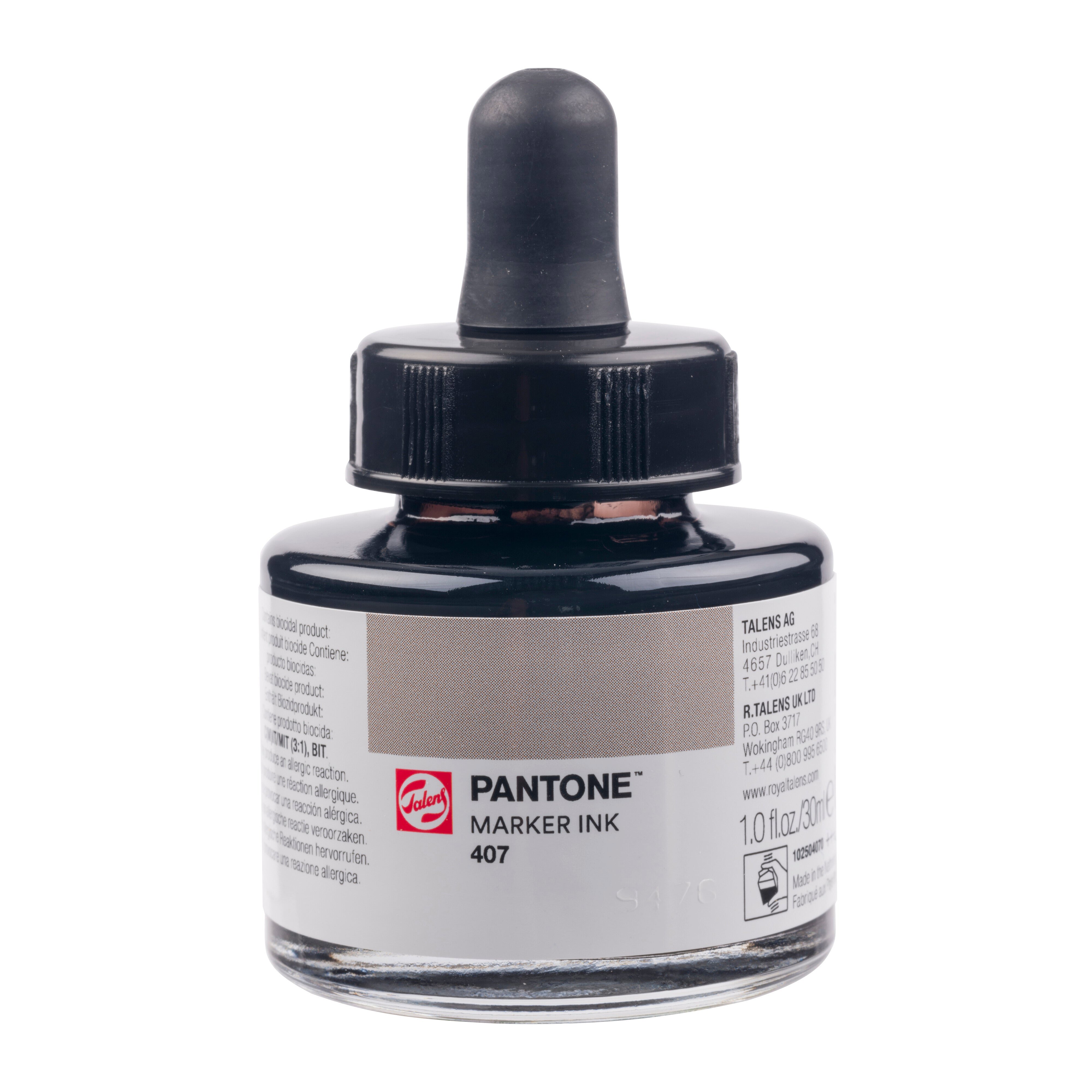 Talens Pantone Marker Ink 30ml Mushroom Gray