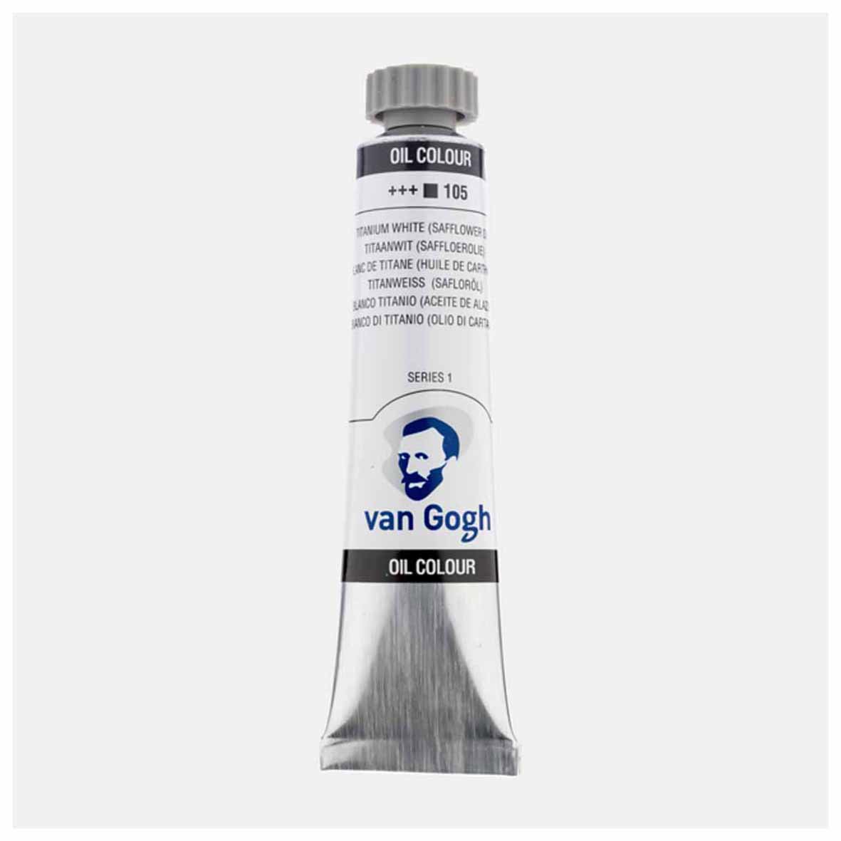 Van Gogh Oil Colour Tube 20 ml Titanium White (Safflower Oil)