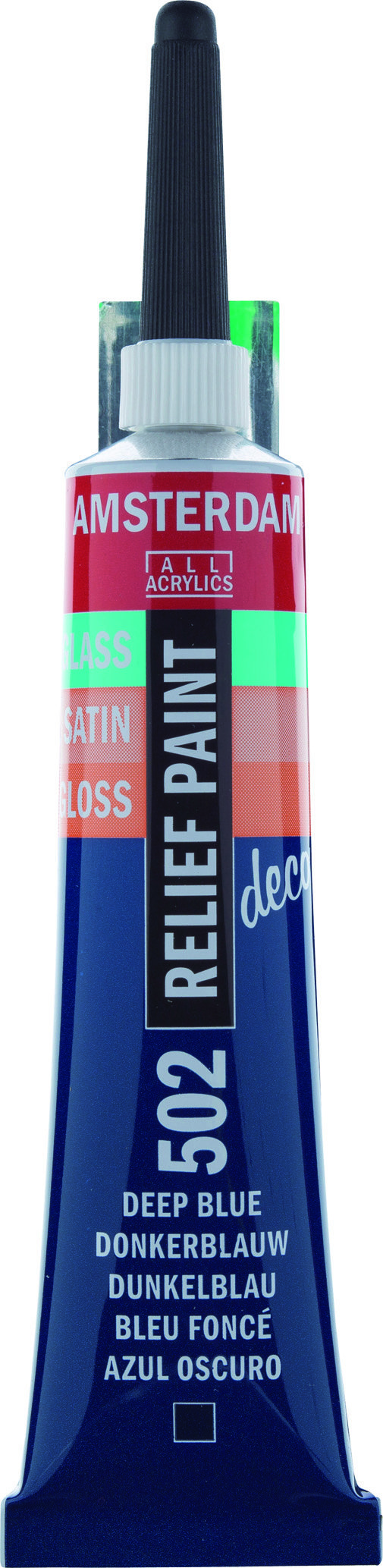 Amsterdam Acrylics Relief Paint Deep Blue 20ml