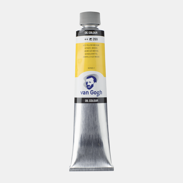 Van Gogh Oil Colour Tube 200 ml Azo Yellow Medium Thumbnail