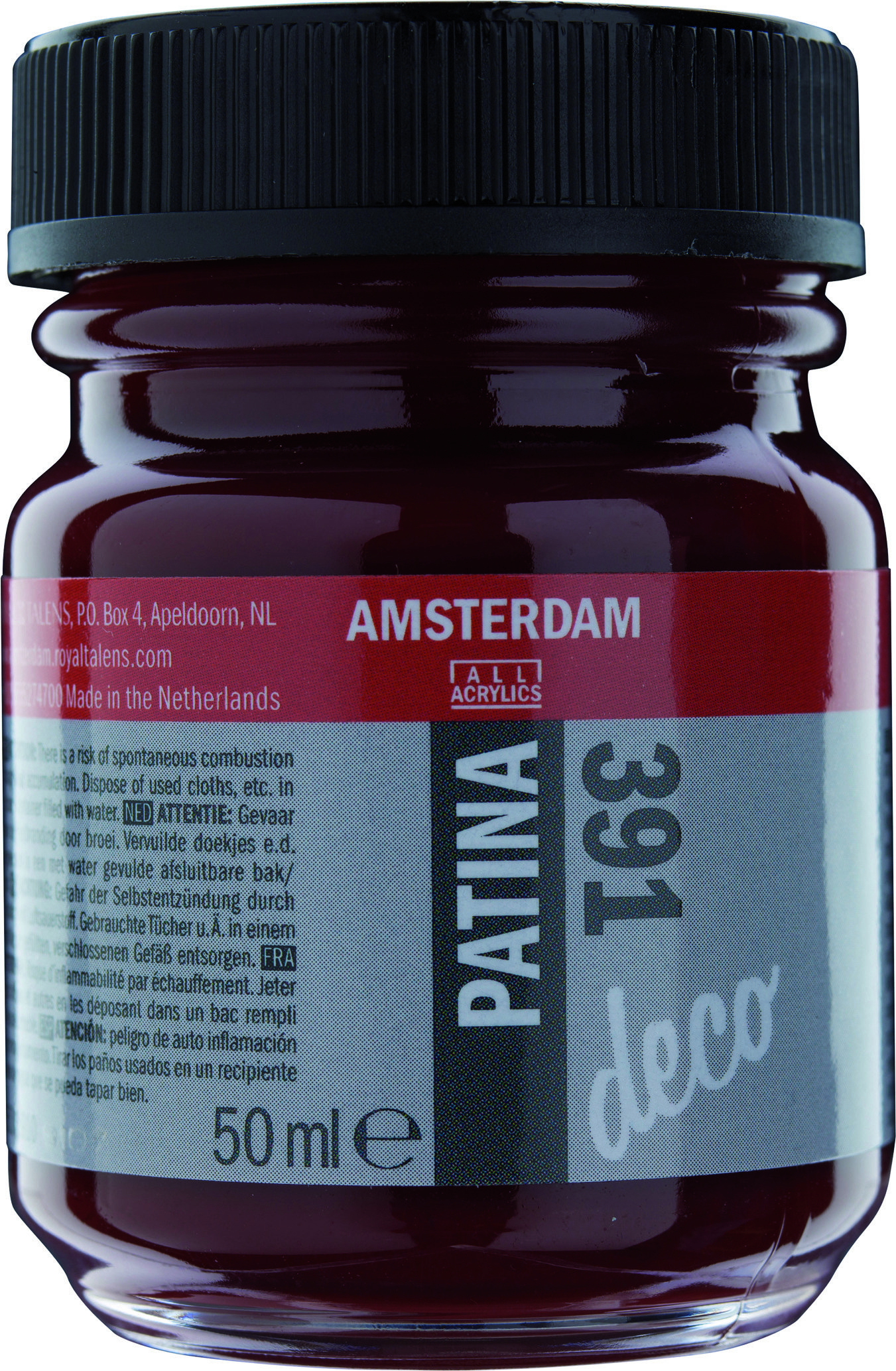 Amsterdam Acrylics Patina Paint Antique Red 50ml