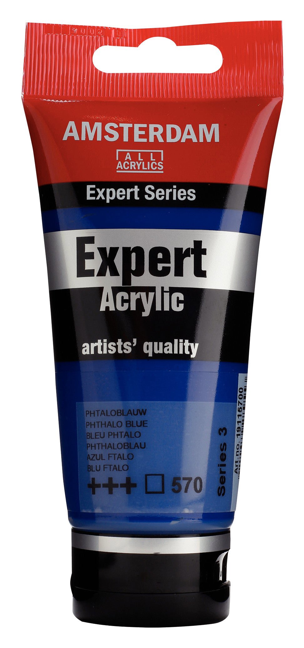 Amsterdam Expert Series Acrylic Tube 75 ml B Phthalo Blue