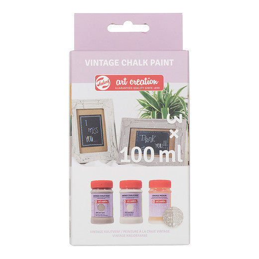 Talens Art Creation Vintage Beige Chalk Set 2 Pieces + Bonus