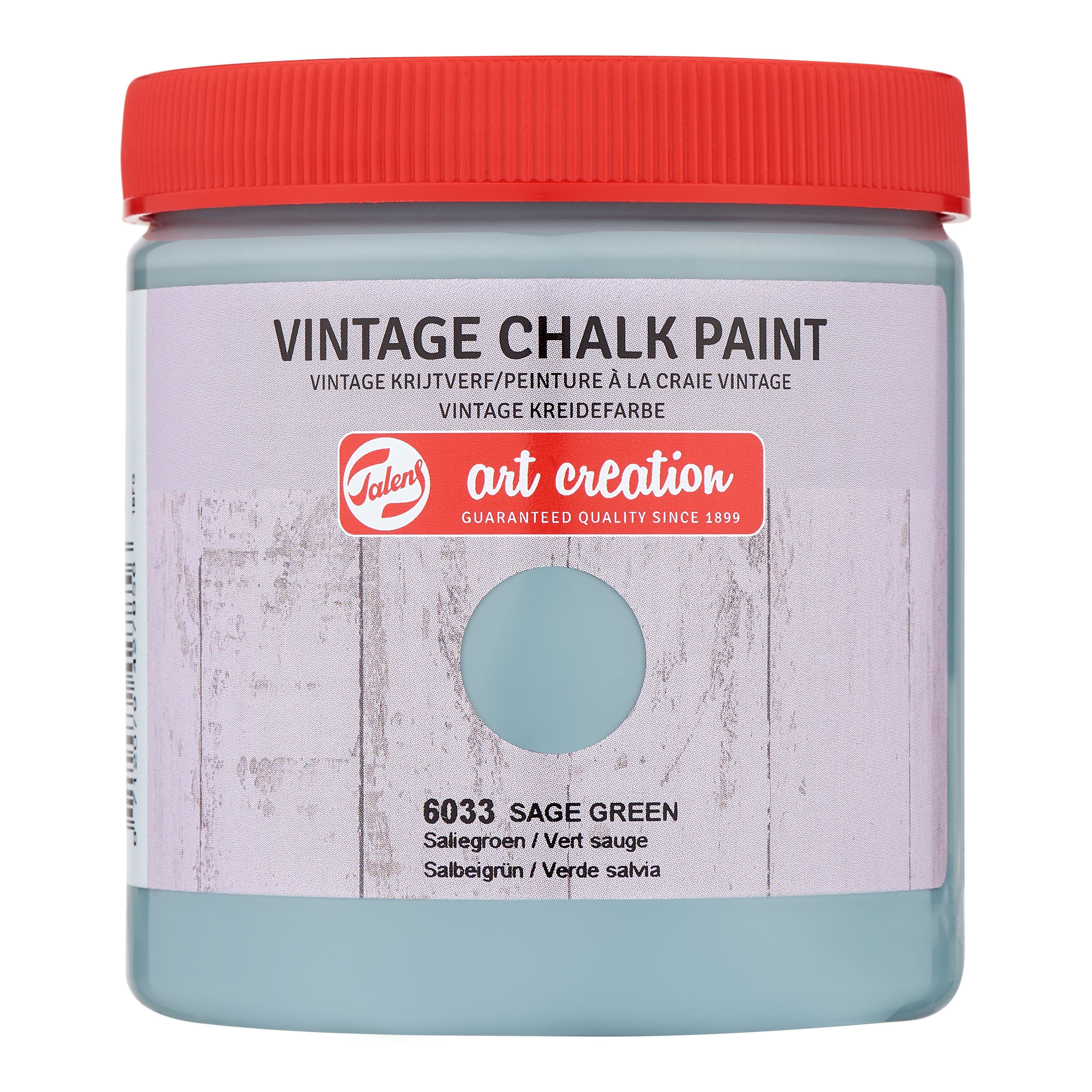 Talens Art Creation Vintage Chalk Jar 250 ml Sage Green