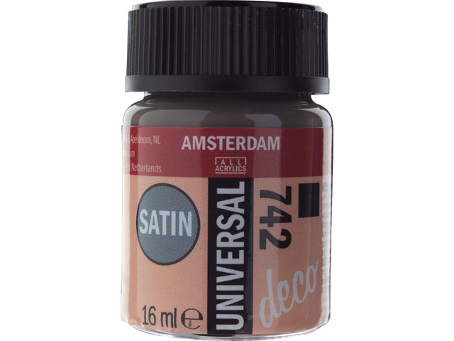 Amsterdam Acrylics Universal Satin Paint Stone Grey 16ml