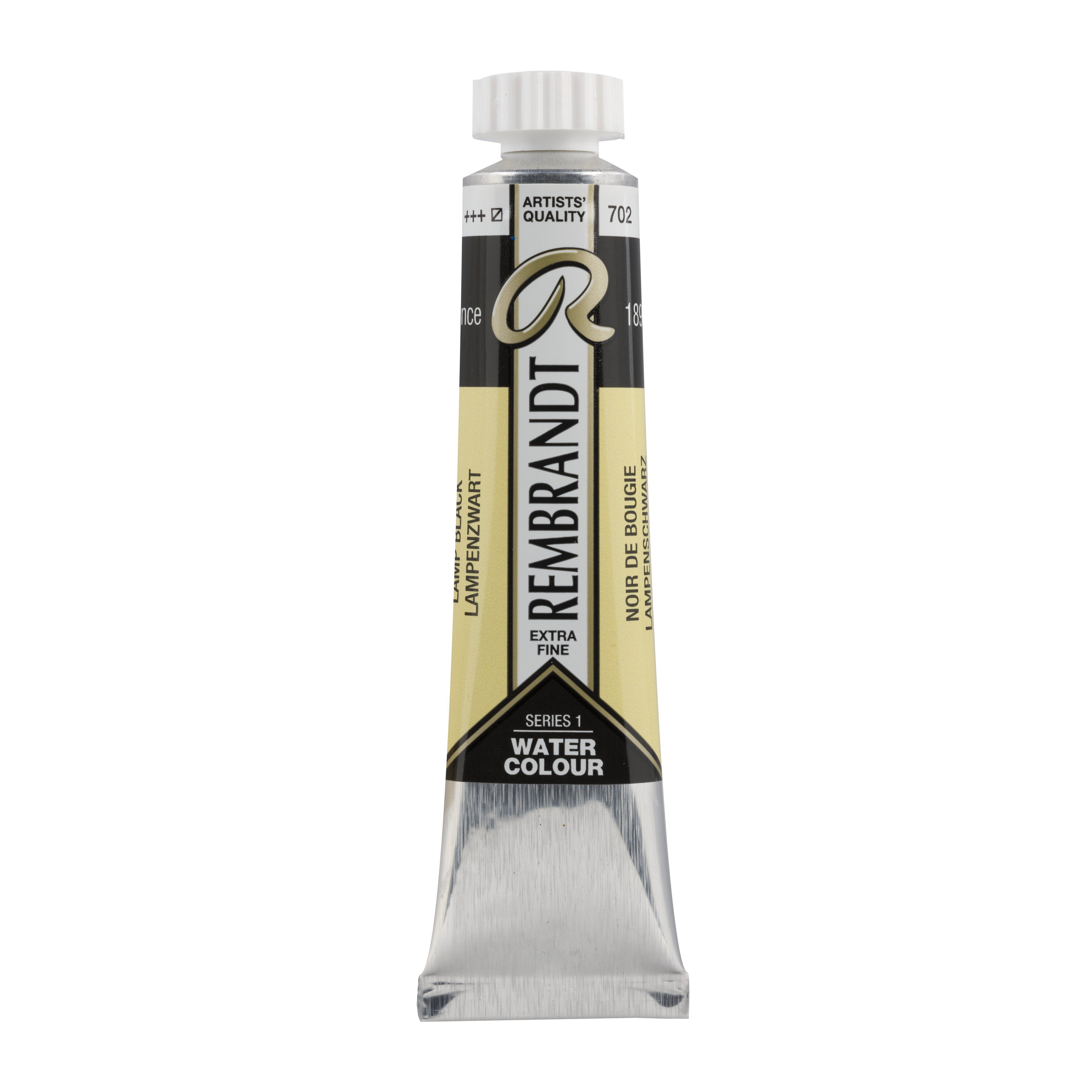 Rembrandt Watercolour Tube 20 ml B Lamp Black