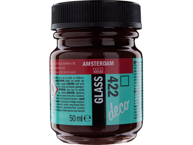 Amsterdam Acrylics Glass Paint Reddish Brown 50ml