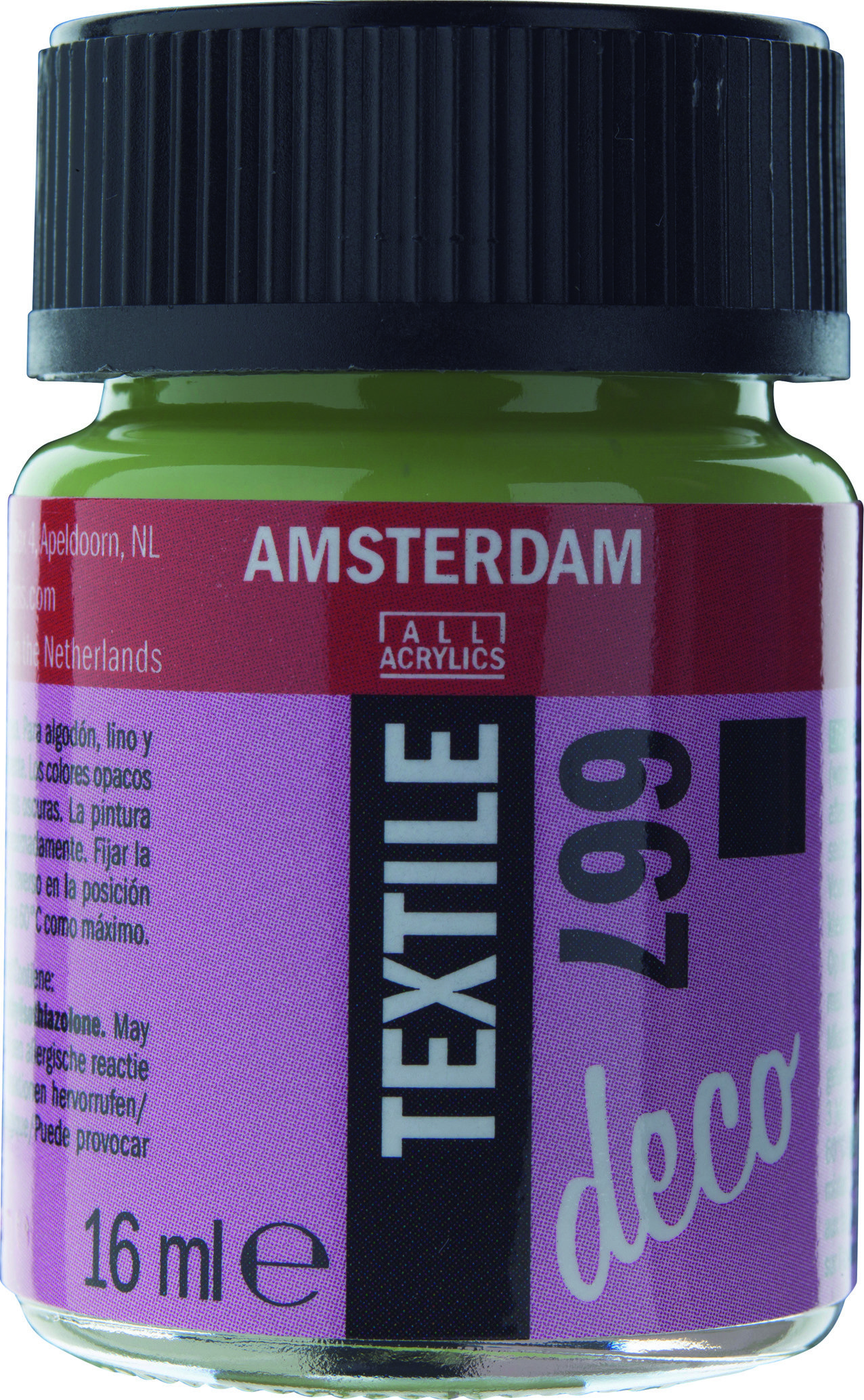 Amsterdam Acrylics Textile Paint Opaque Spring Green 16ml
