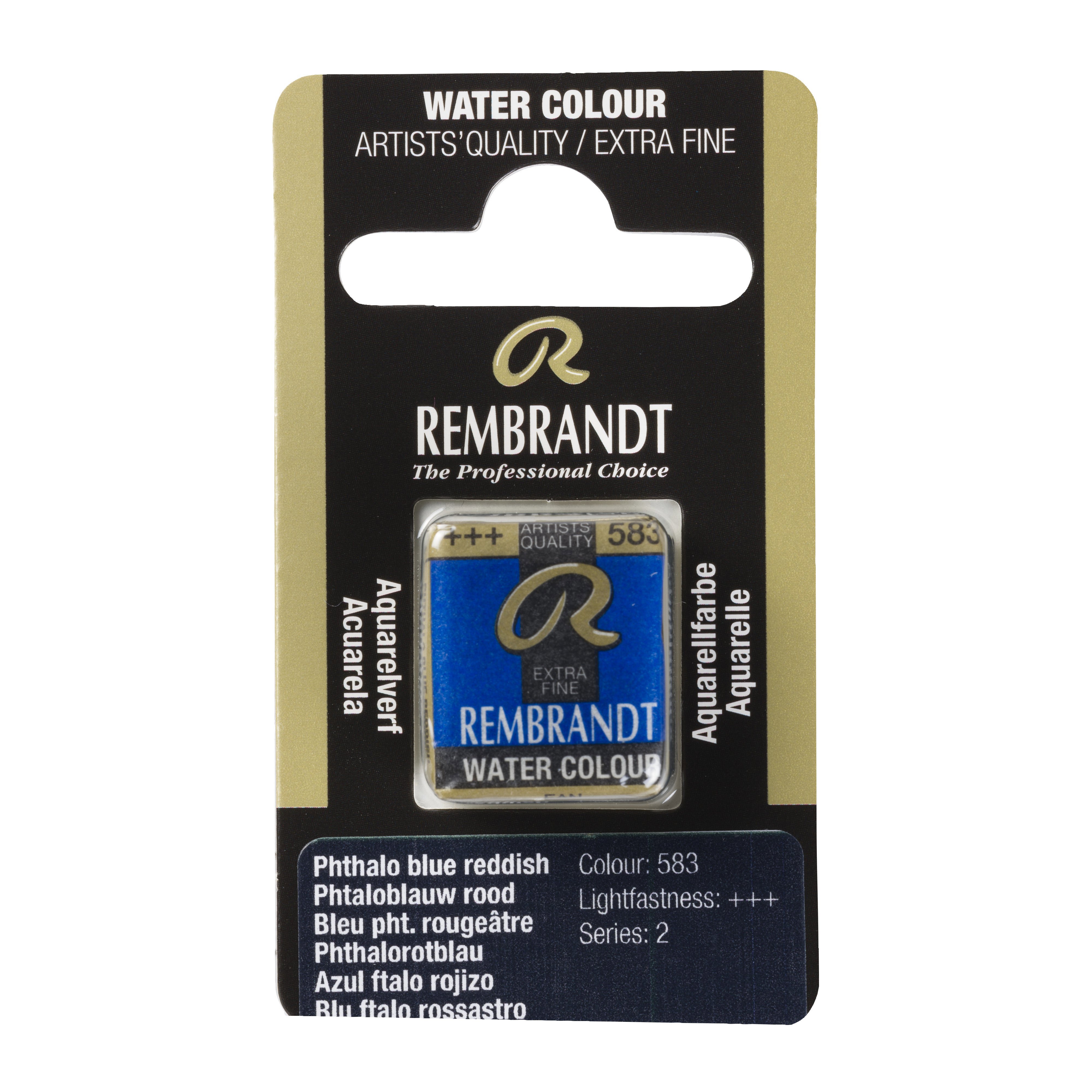 Rembrandt Watercolour Pan B Phthalo Blue Reddish 1 piece