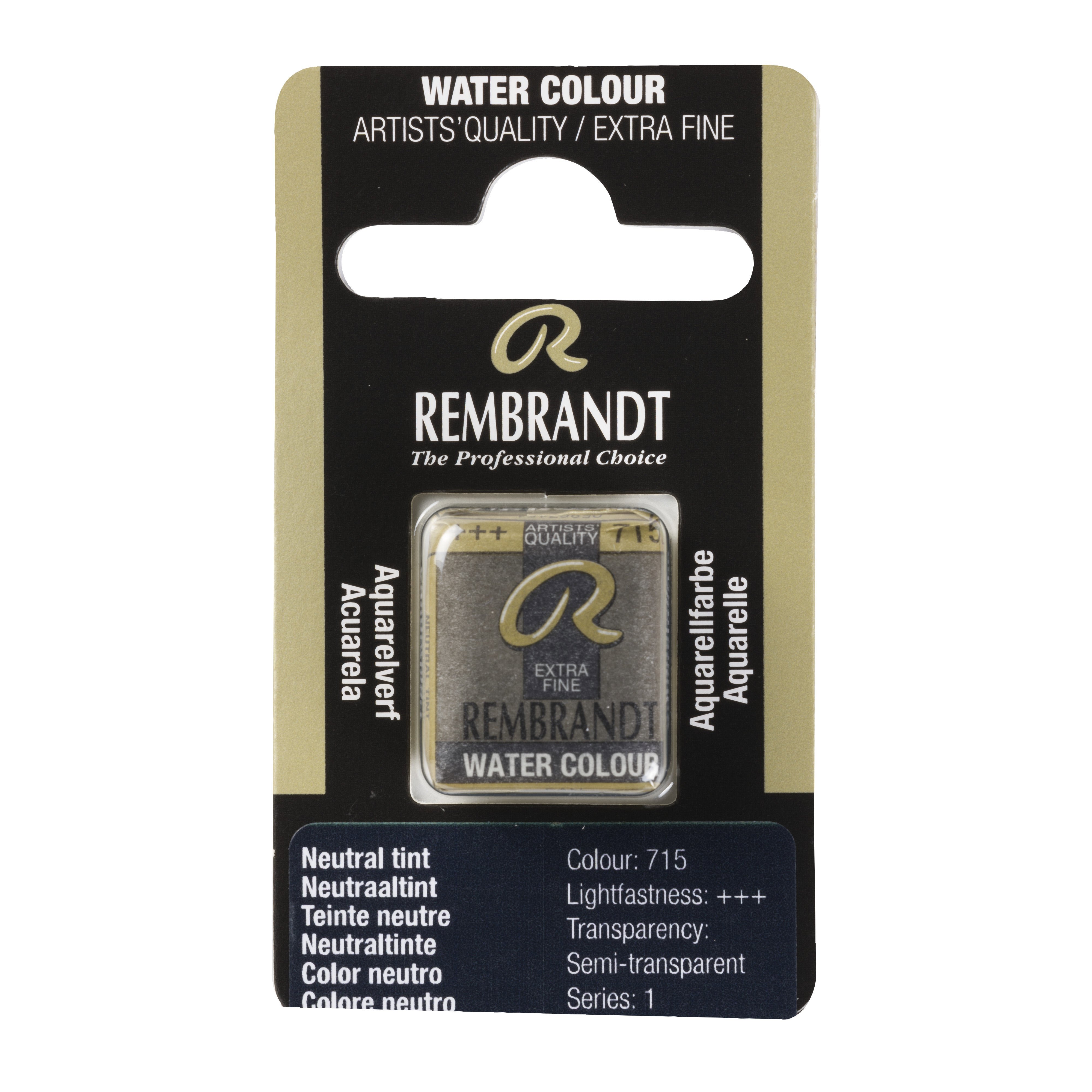 Rembrandt Watercolour Pan G Neutral Tint 1 piece