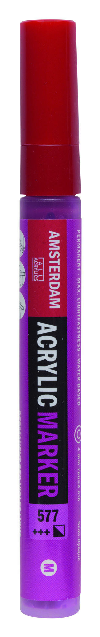 Amsterdam Acrylic Marker 4 mm Permanent Red Violet Light