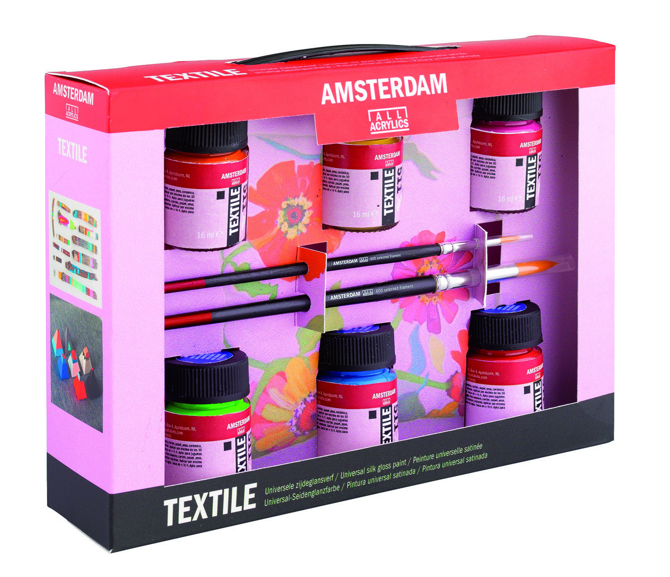 Amsterdam Acrylics Textile Paint Starter Set