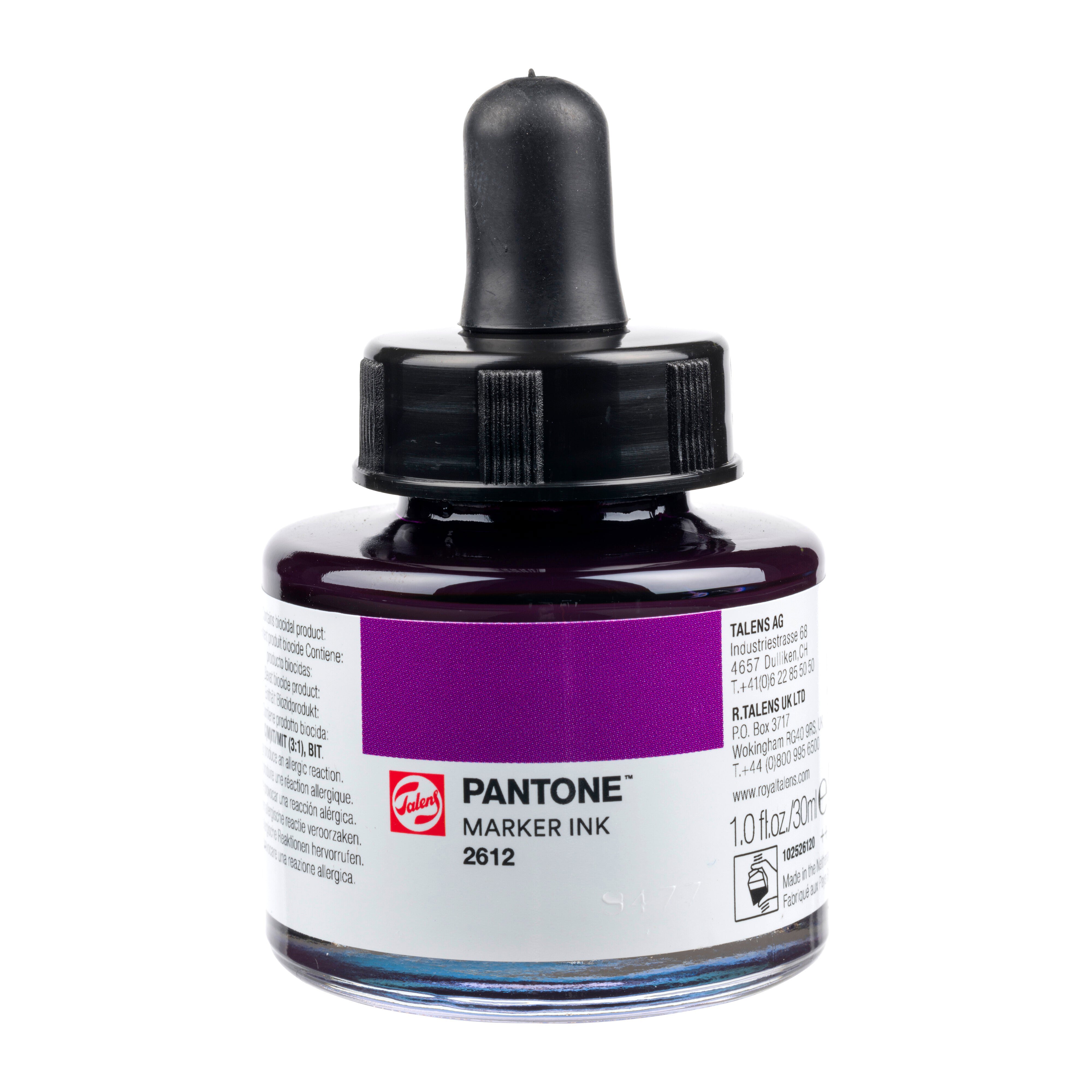 Talens Pantone Marker Ink 30ml Plum Purple