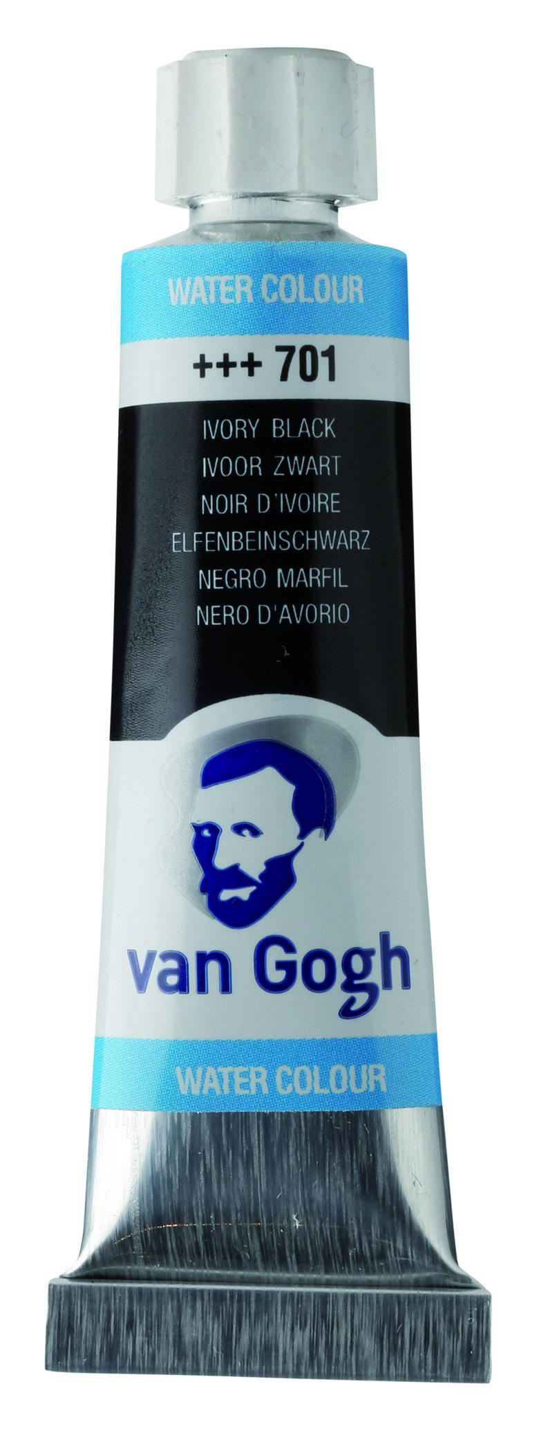 Van Gogh Watercolour Tube 10 ml Ivory Black