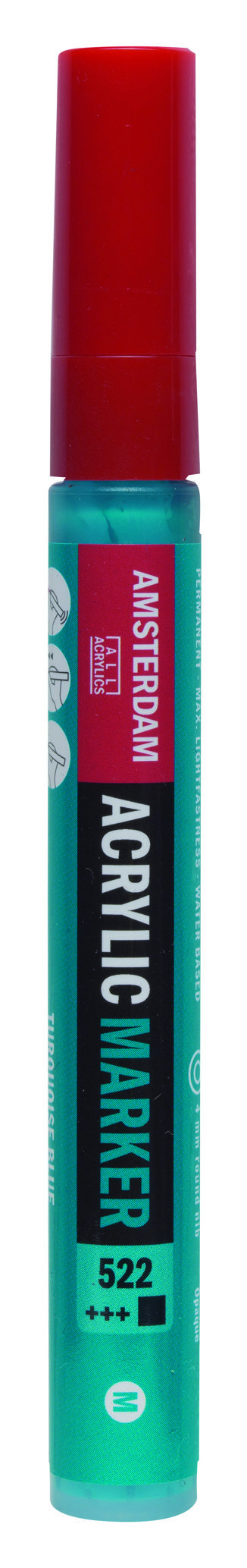 Amsterdam Acrylic Marker 4 mm Turquoise Blue