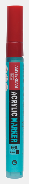 Amsterdam Acrylic Marker 4 mm Turquoise Green Thumbnail