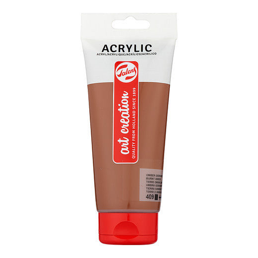 Talens Art Creation Acrylic Colour Tube 200 ml Burnt Umber
