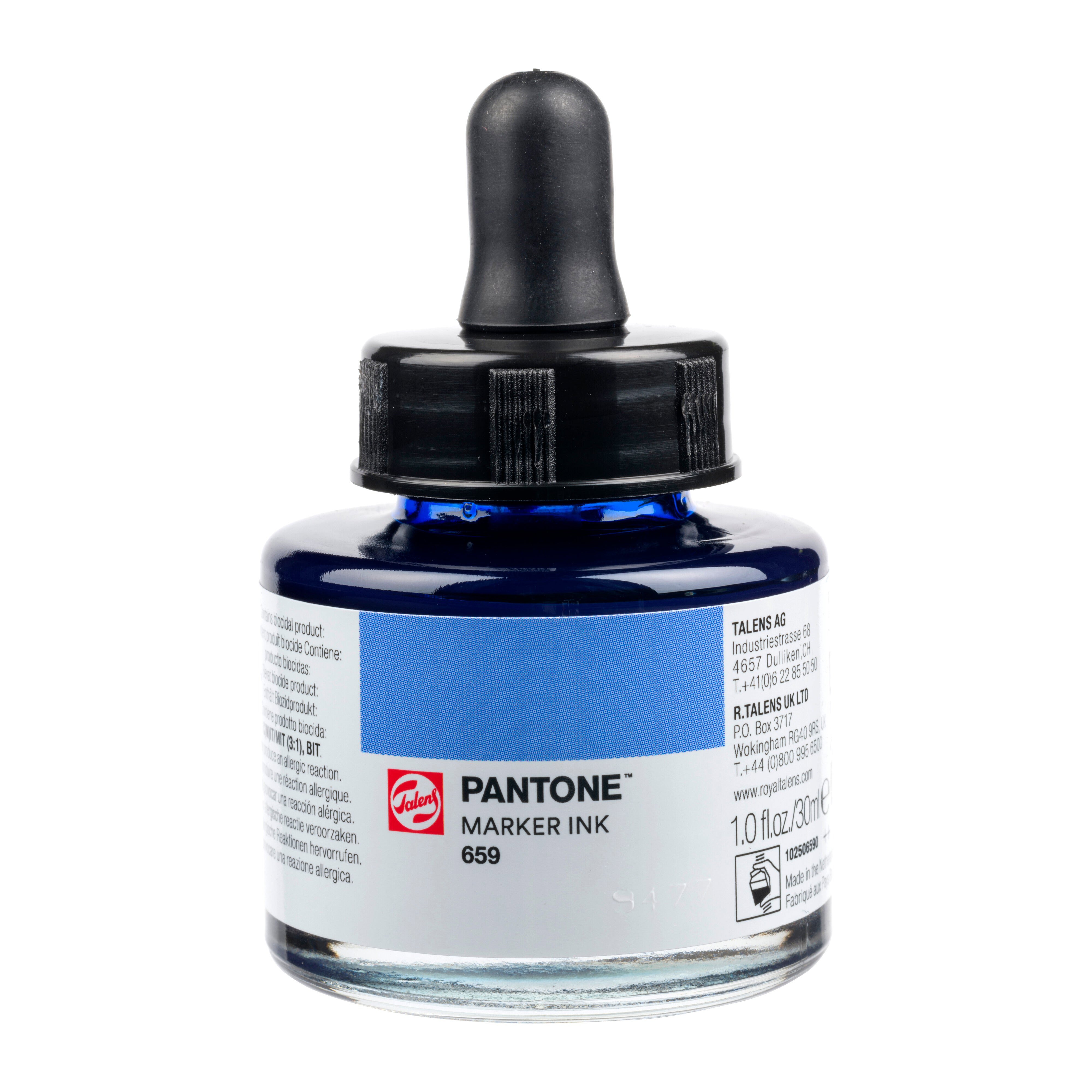 Talens Pantone Marker Ink 30ml Cornflower Blue