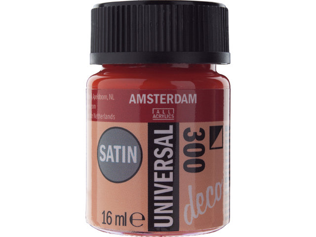 Amsterdam Acrylics Universal Satin Paint Red 16ml