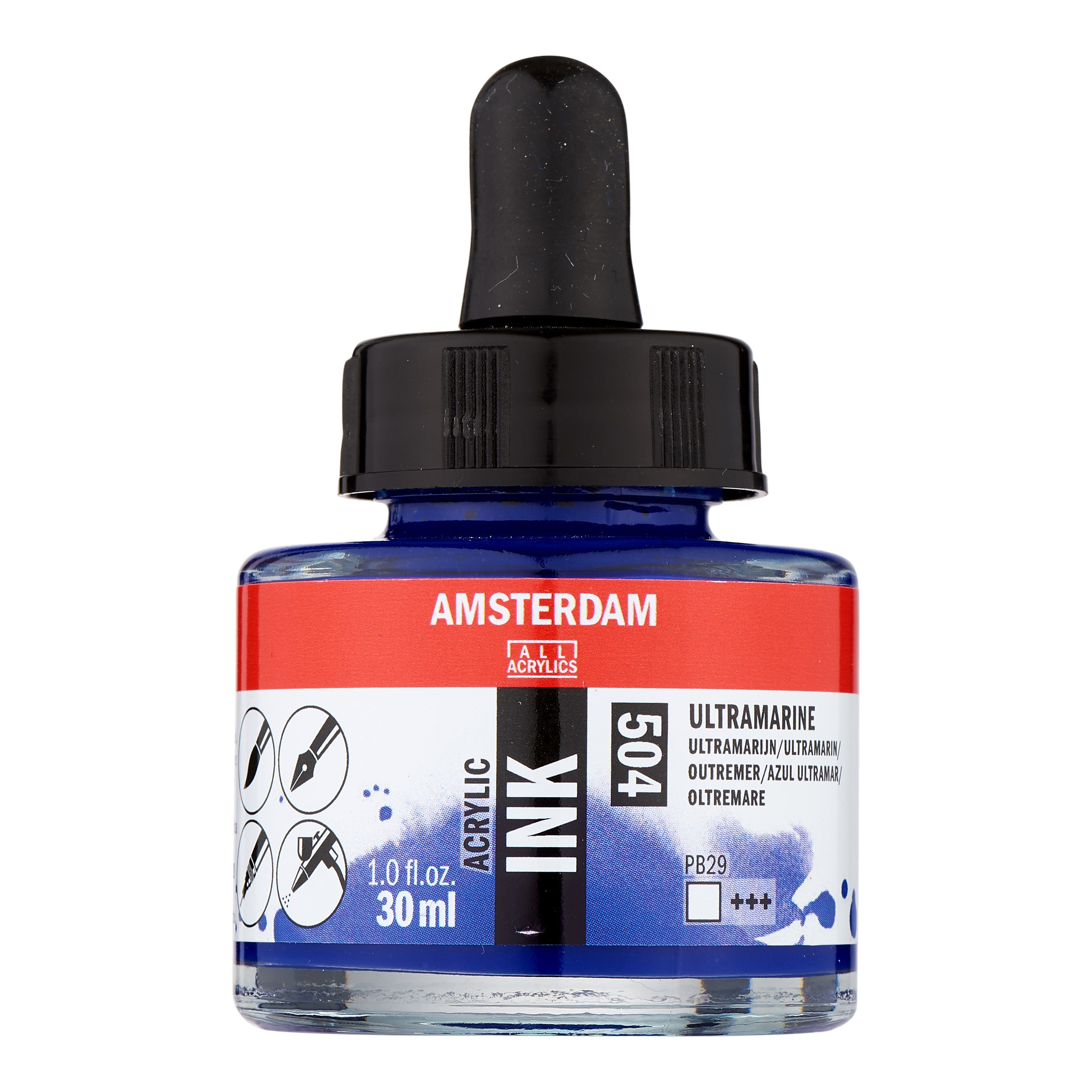 Amsterdam Acrylic Ink Bottle 30 ml B Ultramarine
