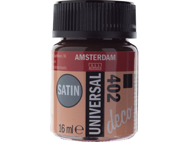 Amsterdam Acrylics Universal Satin Paint Deep Brown 16ml