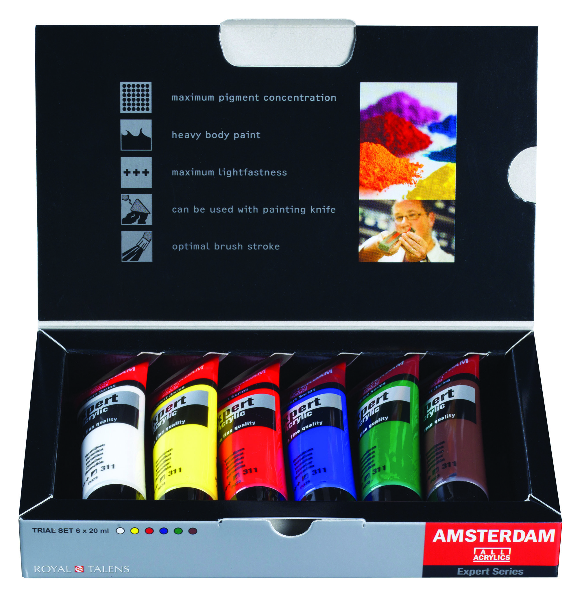 Amsterdam Expert Series Acrylic Paint Trial Set 6×20 ml