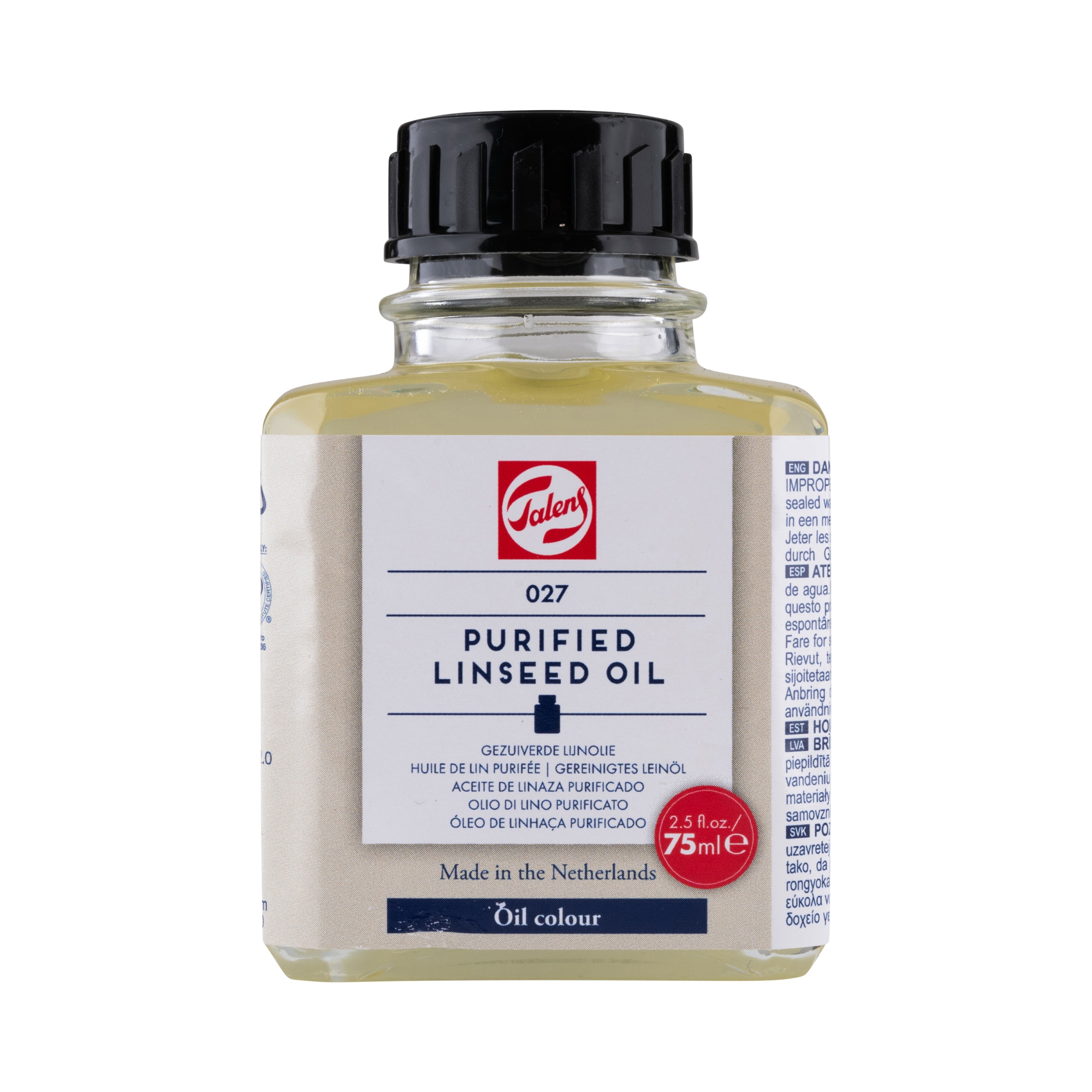 Talens Oils Purified Linseed 75 ml