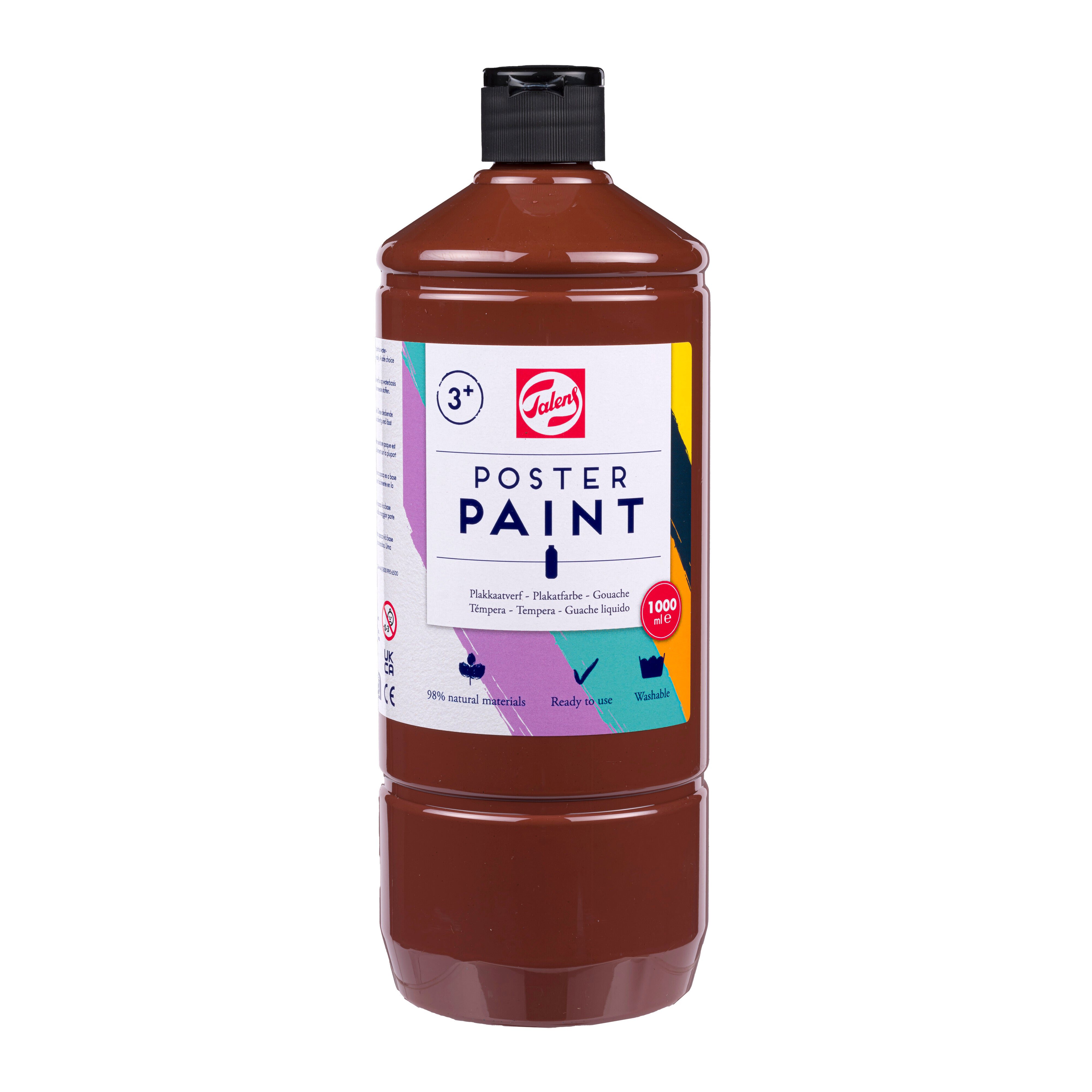 Talens School Colours Bottle 1000 ml Brown