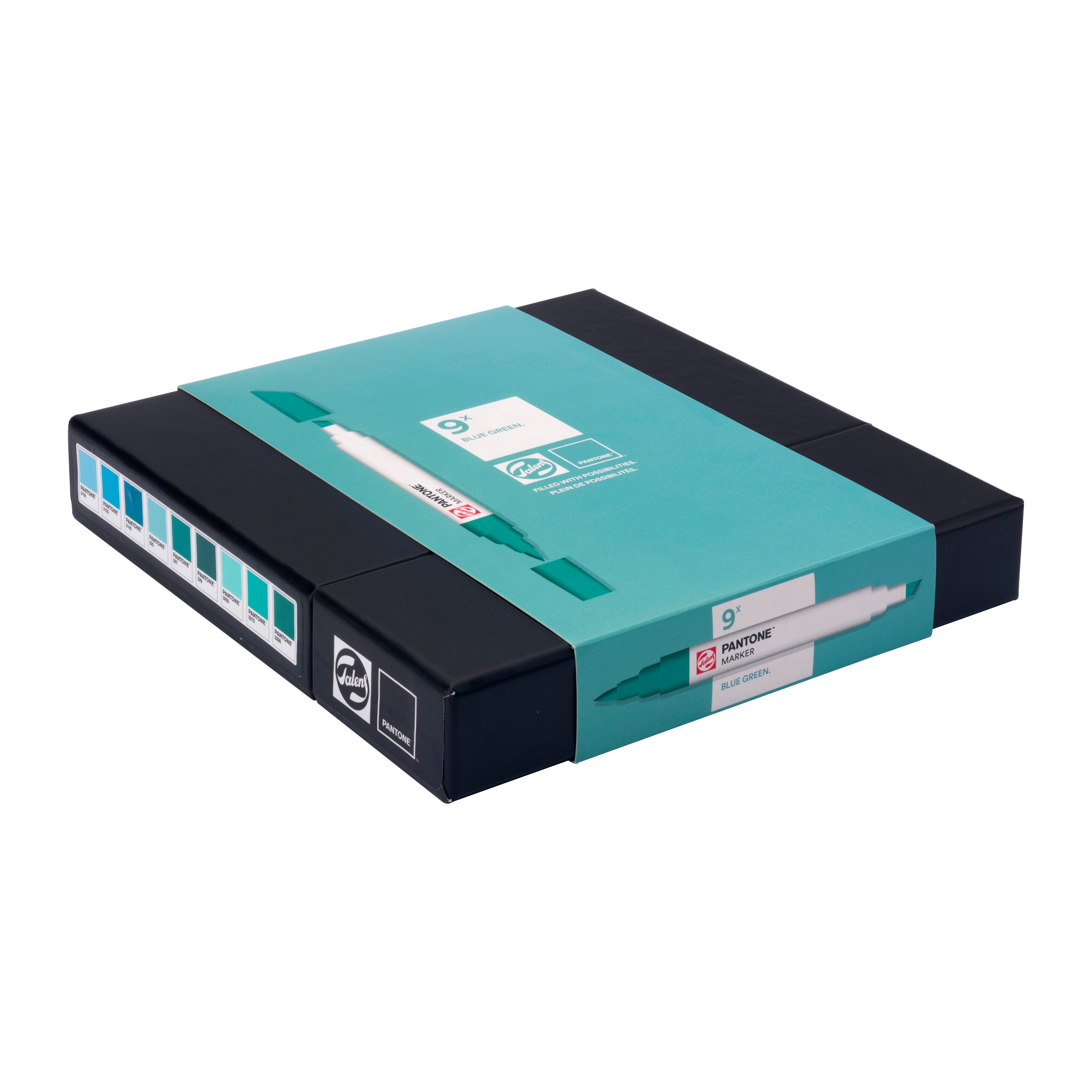 Talens Pantone Set Blue Green x9 Markers Thumbnail