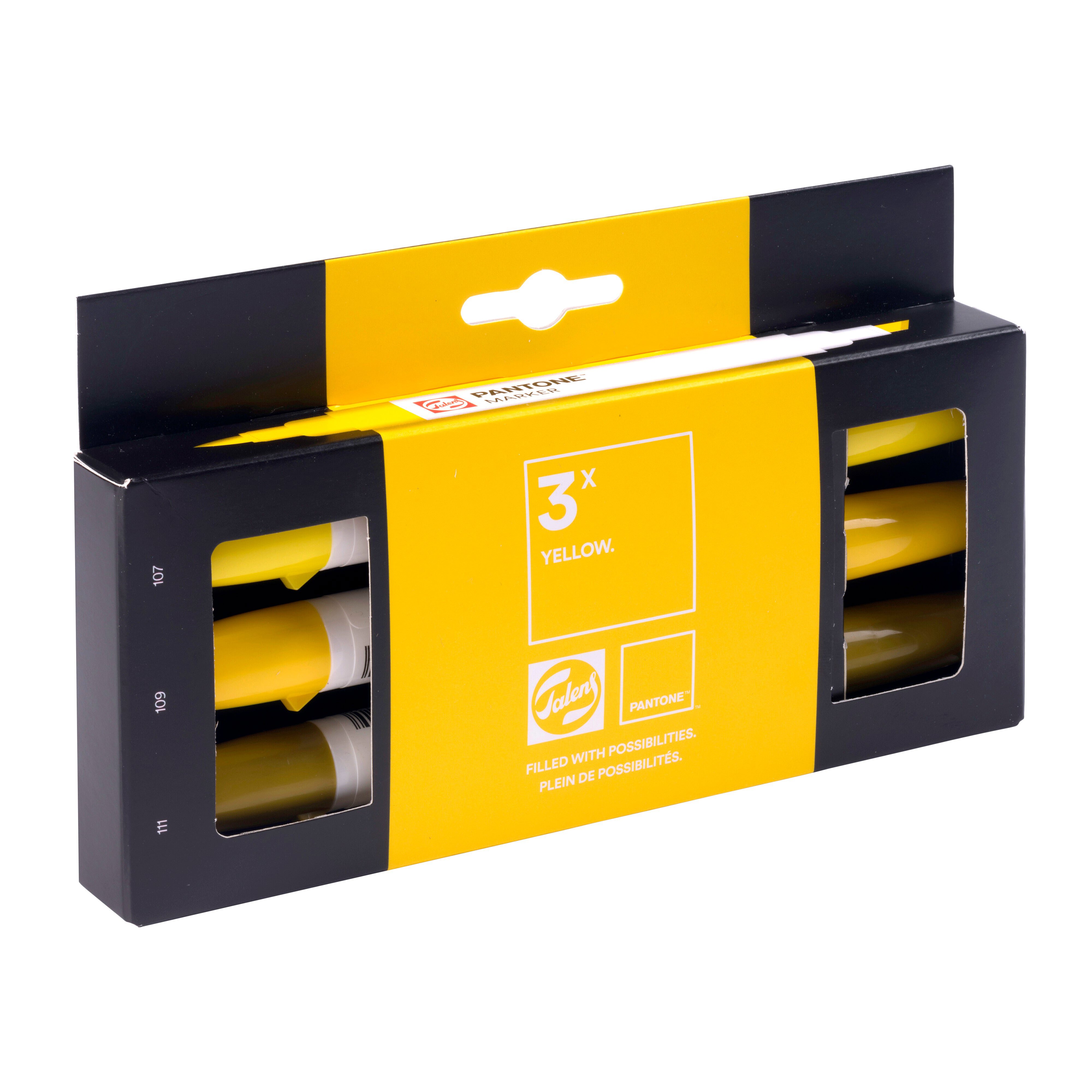 Talens Pantone Set Yellow x3 Markers Thumbnail