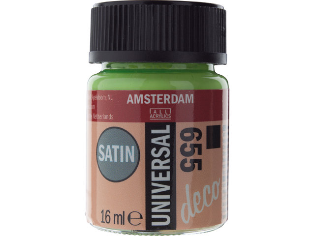 Amsterdam Acrylics Universal Satin Paint Apple Green 16ml