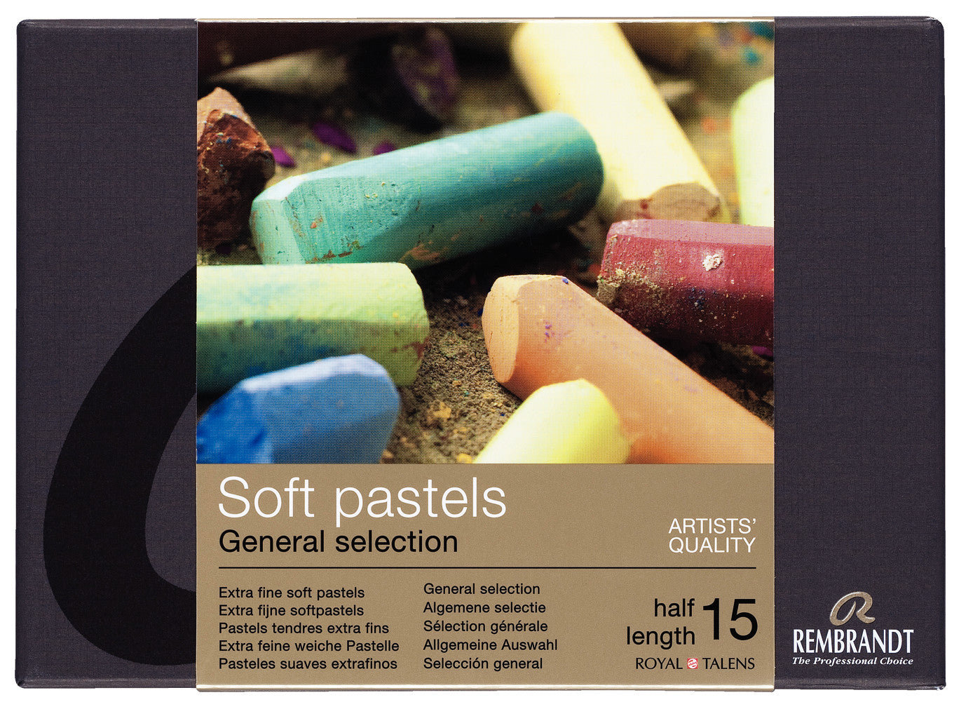 Rembrandt Soft pastel General Selection Set 15 Half Pastels