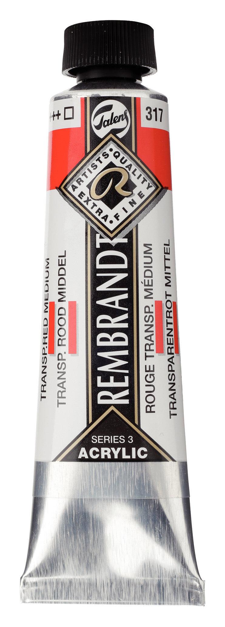 Rembrandt Acrylic Colour Tube 40 ml Transparent Red Medium