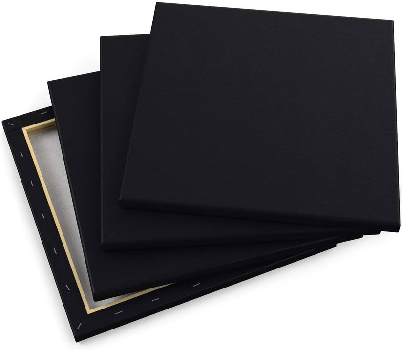 Bozart Canvas 380g 100% Cotton 30x40x1.5cm Black
