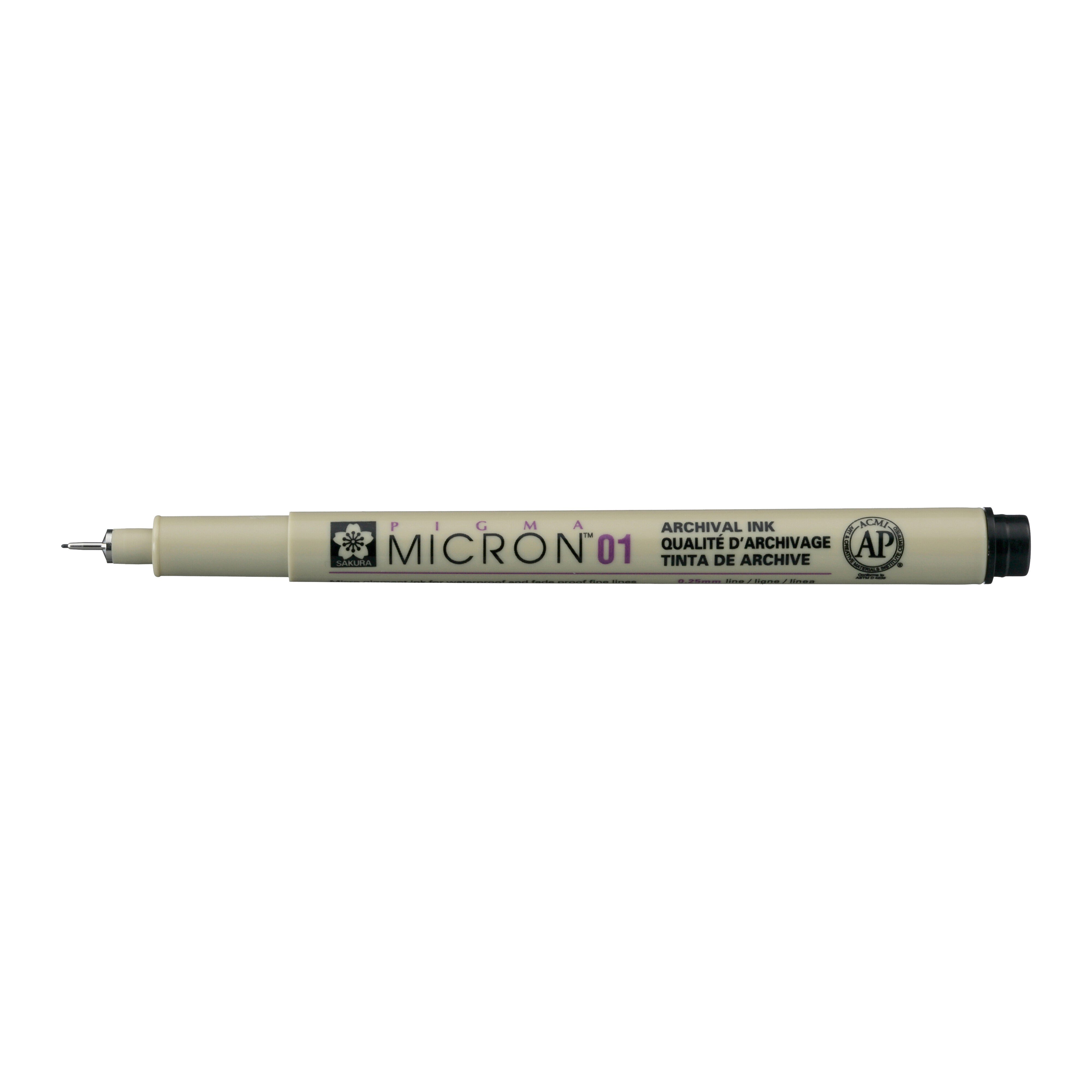 Sakura Pigma Micron 01 - 0.25 mm Black