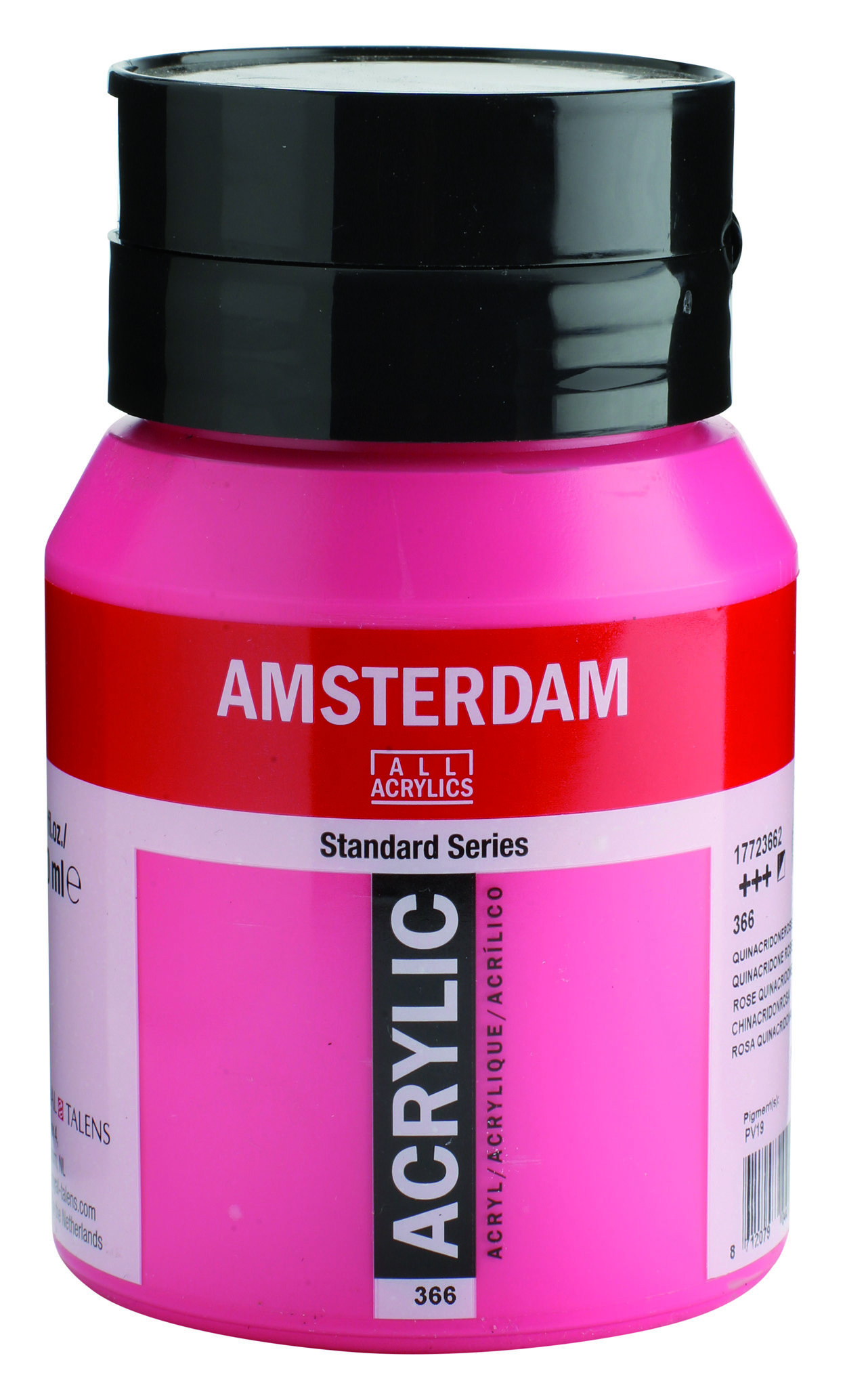 Amsterdam Standard Series Acrylic Jar 500 ml Quinacridone Rose