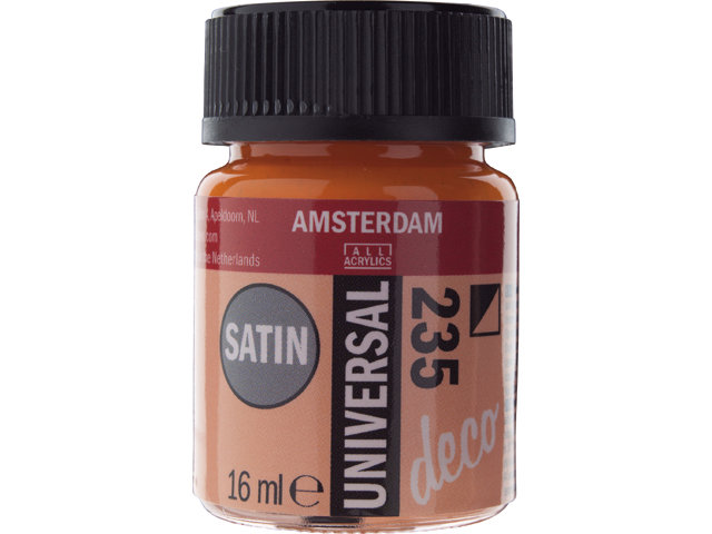 Amsterdam Acrylics Universal Satin Paint Orange 16ml