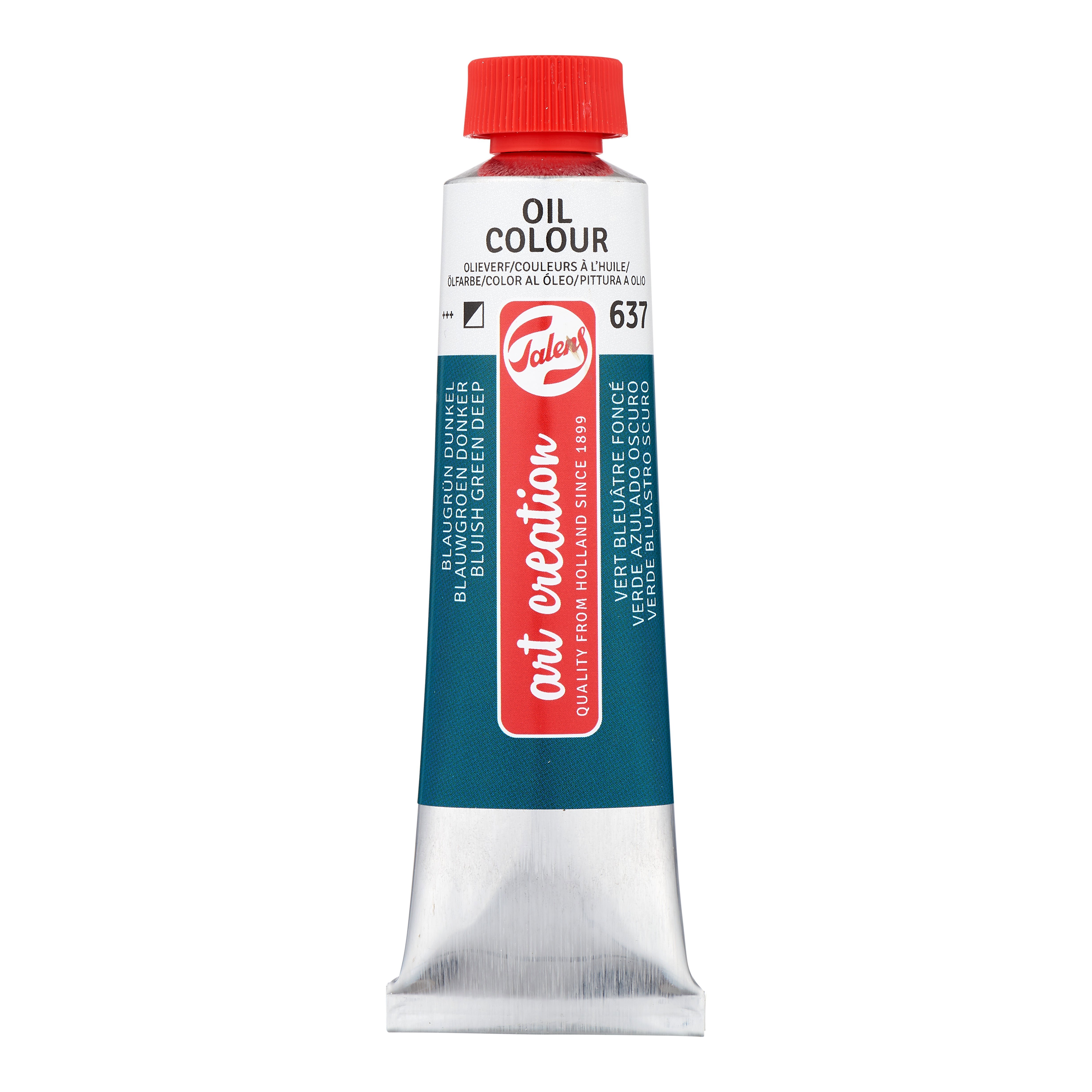Talens Art Creation Oil Colour Tube 40 ml Bluish Green Deep
