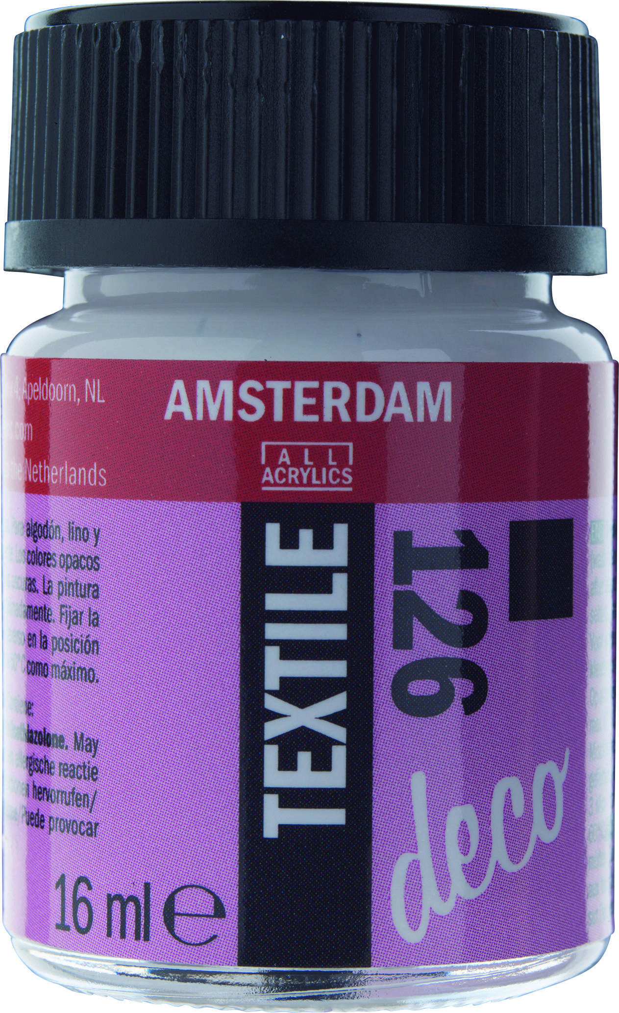 Amsterdam Acrylics Textile Paint Opaque White 16ml