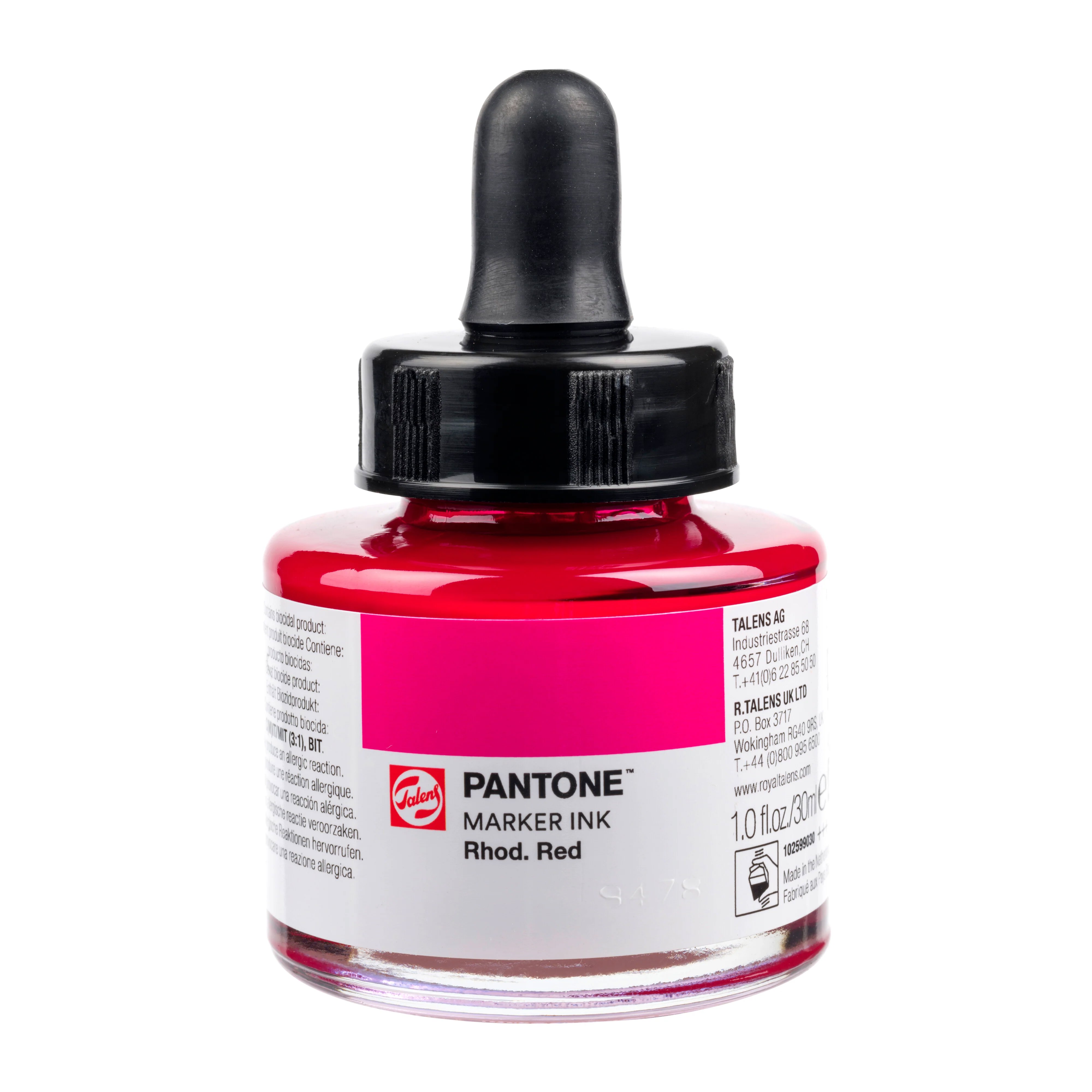 Talens Pantone Marker Ink 30ml Rhodamine Red