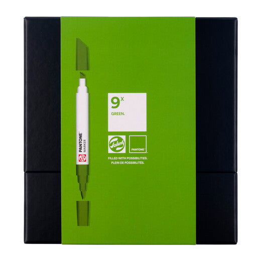 Talens Pantone Set Green x9 Markers